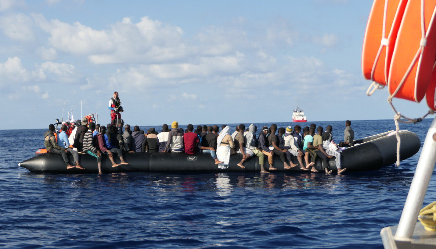 «Ocean Viking» plukket opp 104 migranter i Middelhavet&nbsp;<span>(+)</span>