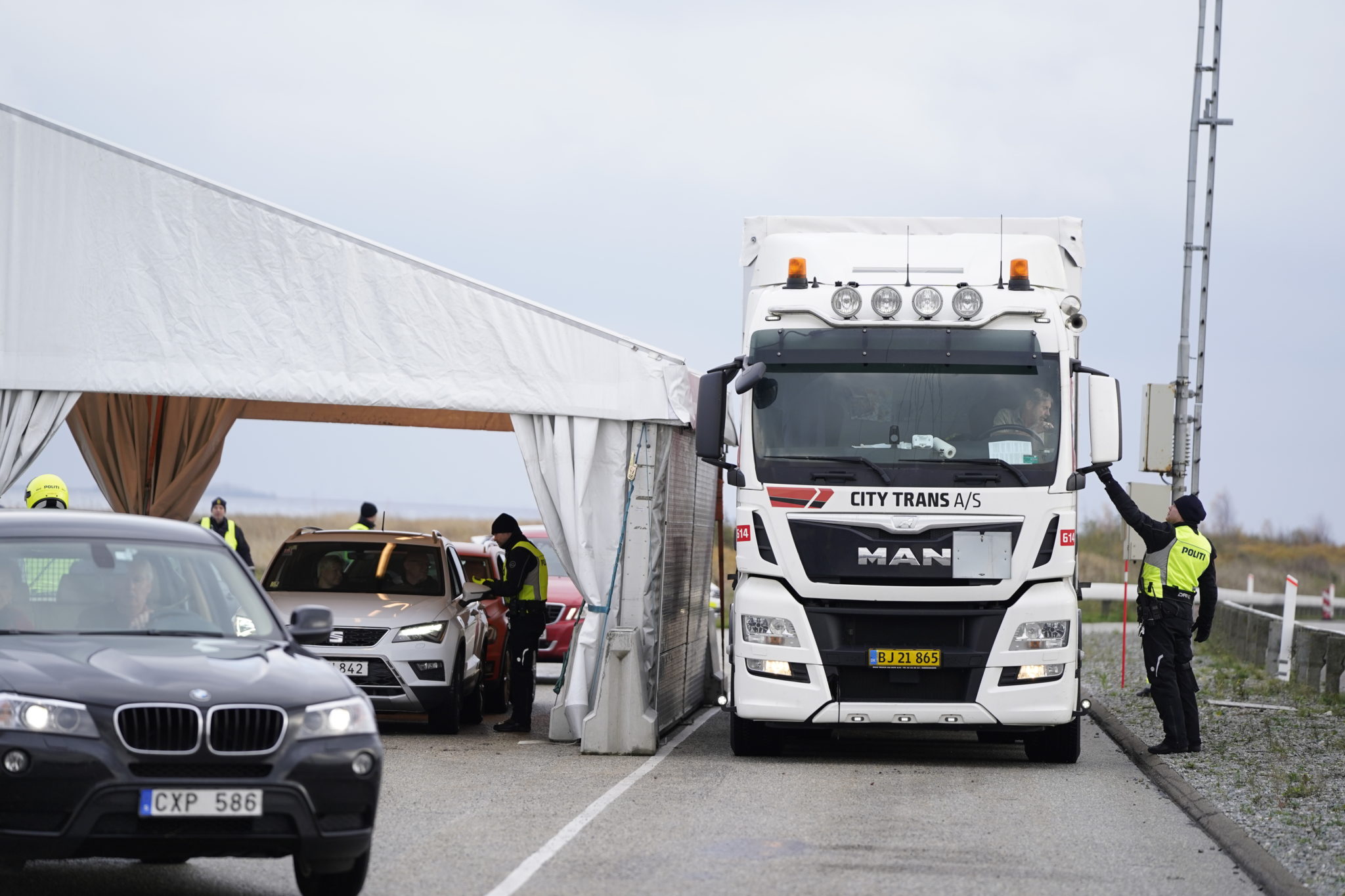 Kontroll på grensen mellom Sverige og Danmark&nbsp;<span>(+)</span>