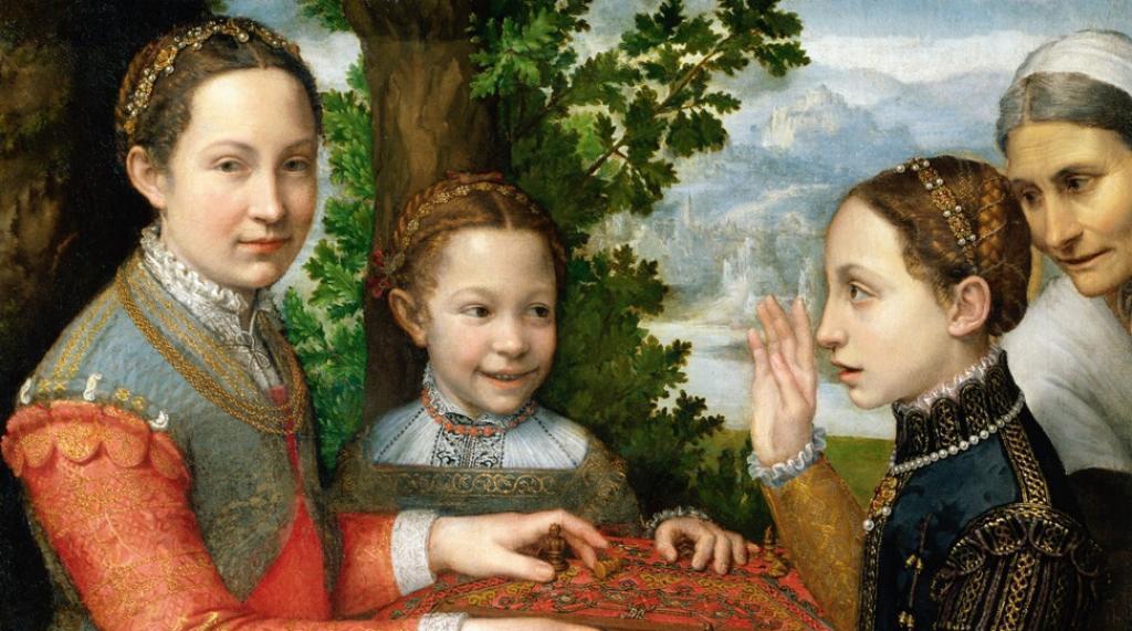 Portett av kunstnerinnens søstre (1555)&nbsp;<span>(+)</span>