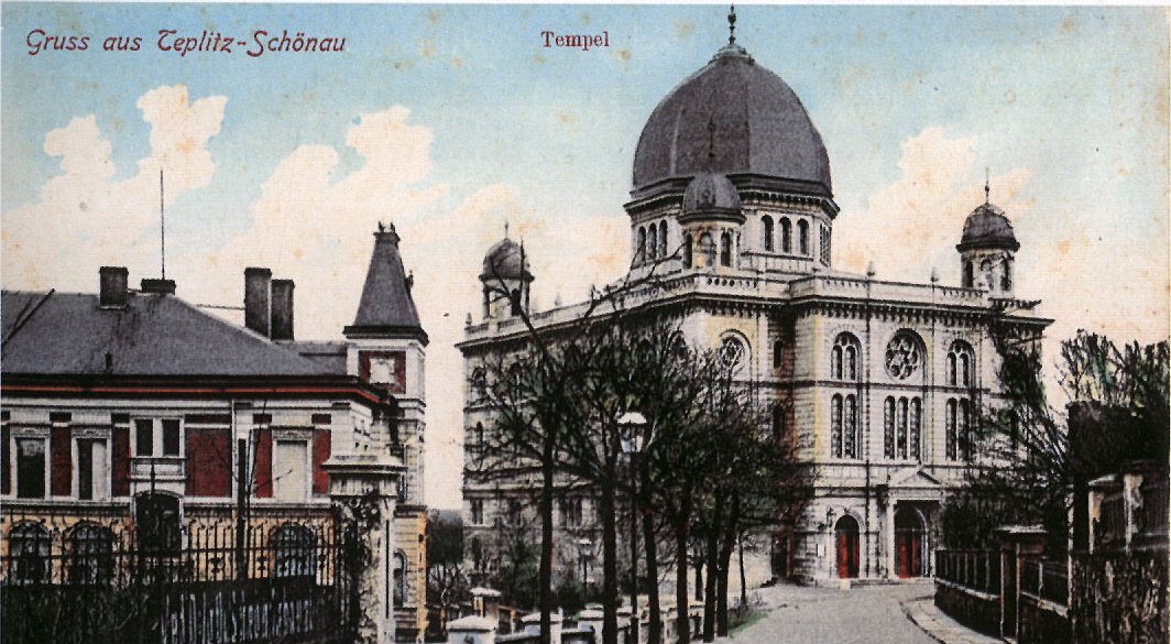 Synagogen i Teplice (c. 1900)&nbsp;<span>(+)</span>