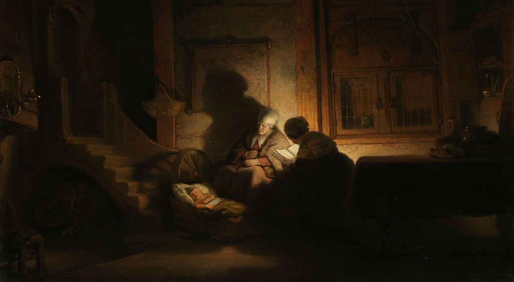 Den hellige familie om natten (c. 1642-48)&nbsp;<span>(+)</span>