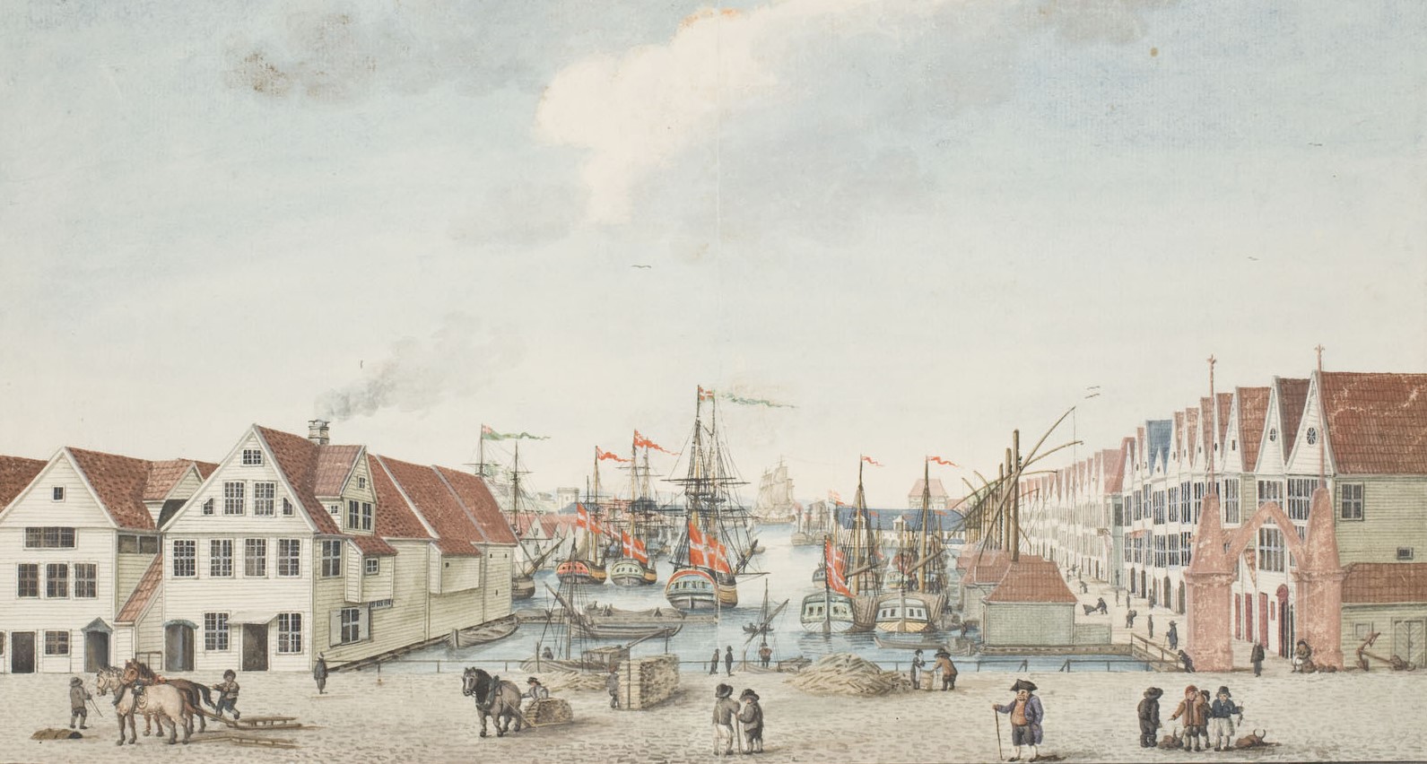 Bryggen i Bergen (1800-12)&nbsp;<span>(+)</span>