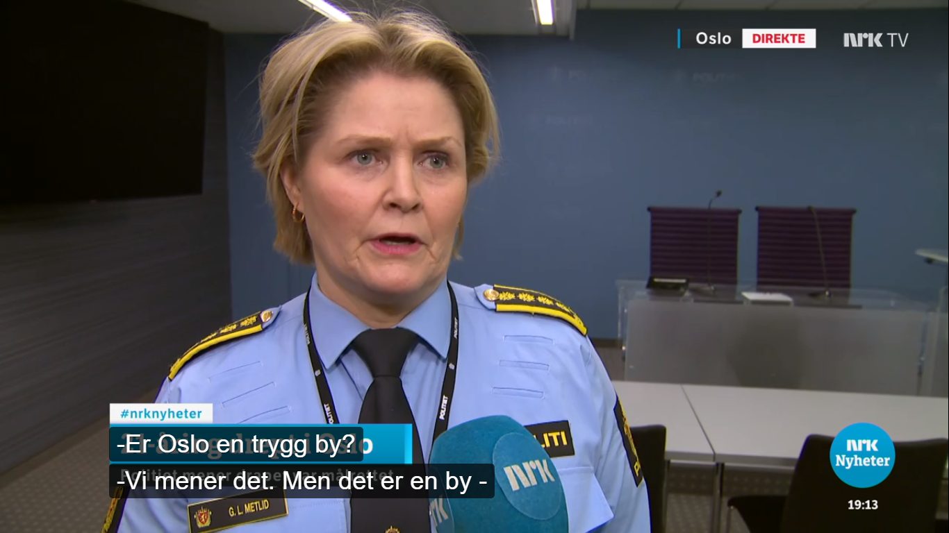 Politiet: Oslo er en trygg by&nbsp;<span>(+)</span>