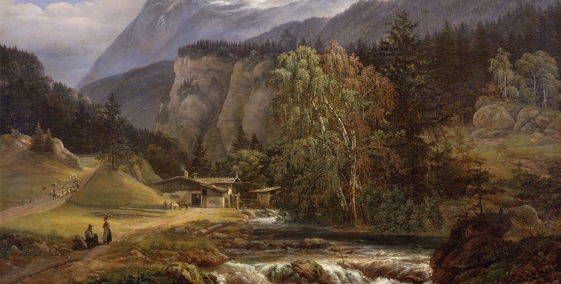 Alpelandskap fra Tyrol (1821)&nbsp;<span>(+)</span>