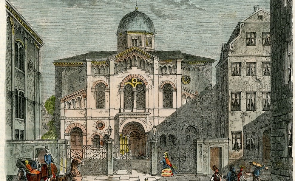Den nye synagoge i Hamburg (1849)&nbsp;<span>(+)</span>