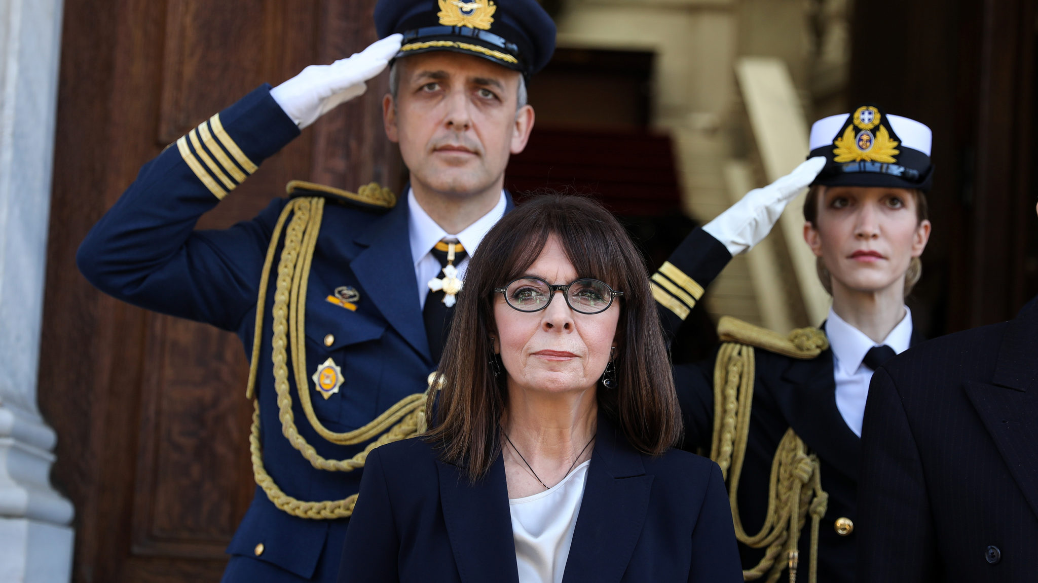 Hellas' president hyllet greske grensevakter ved grensen til Tyrkia&nbsp;<span>(+)</span>