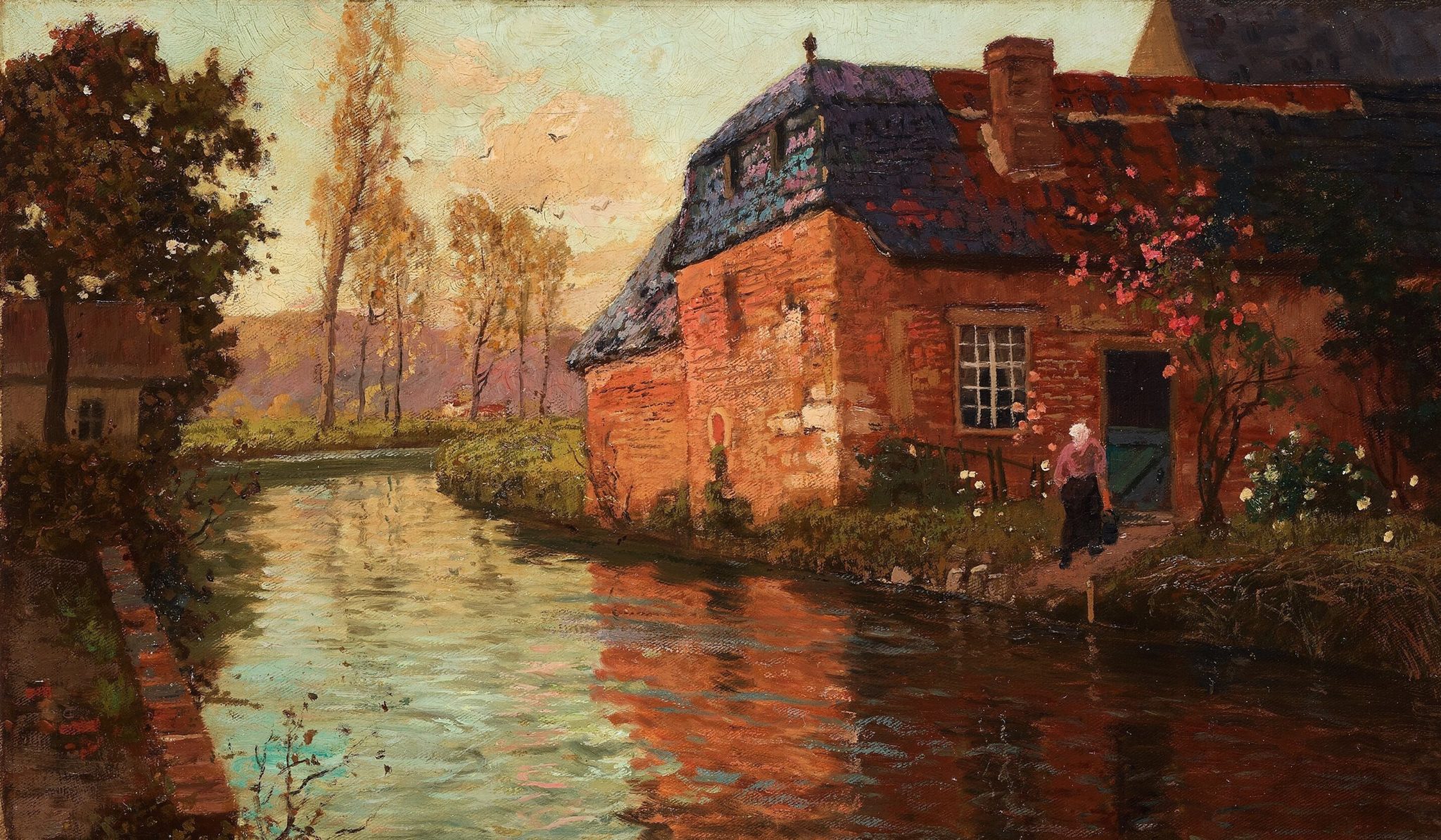 Ved elvebredden, Arques-la-Bataille, Bretagne (1894)&nbsp;<span>(+)</span>