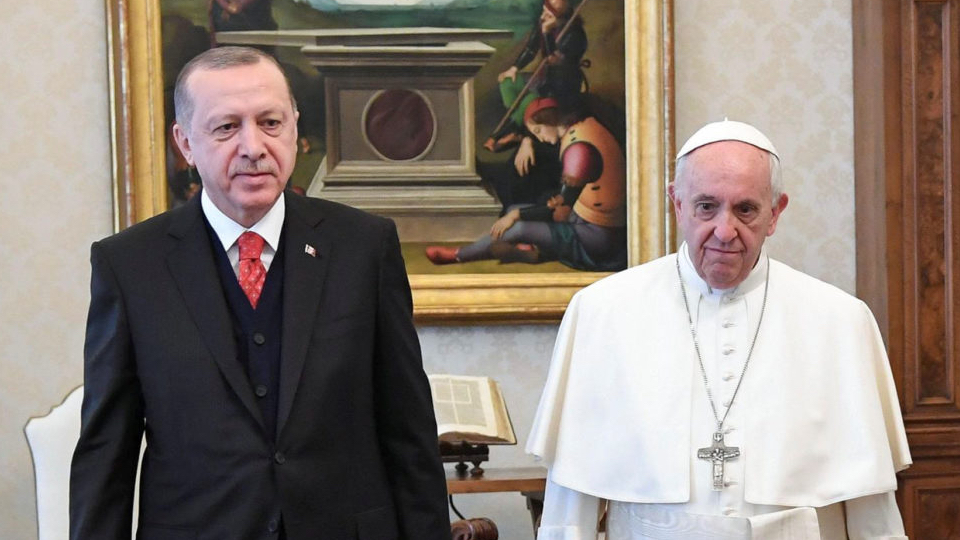 Erdogan har invitert paven til åpningen av Hagia Sofia som moské&nbsp;<span>(+)</span>