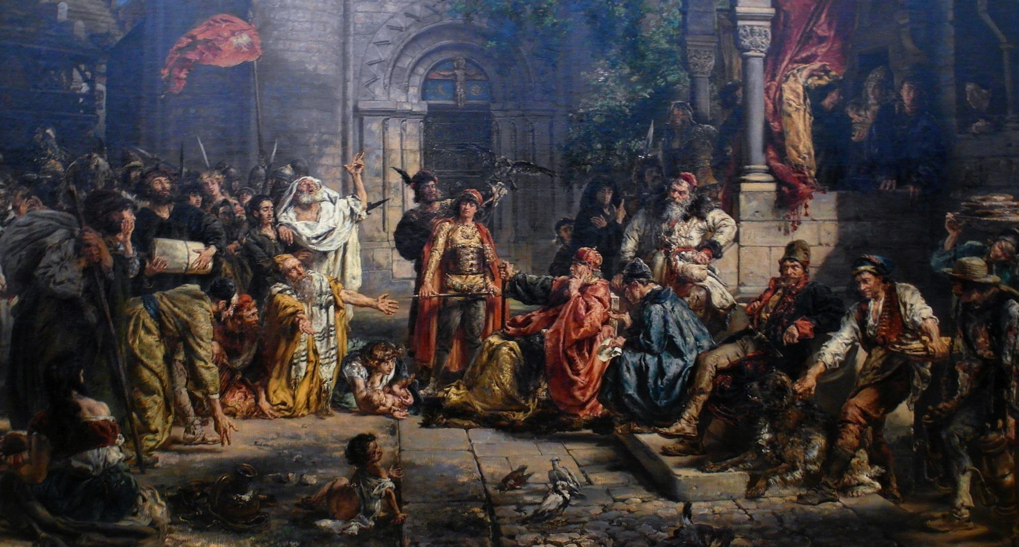 Jødene mottas i Polen i 1096 (1889)&nbsp;<span>(+)</span>