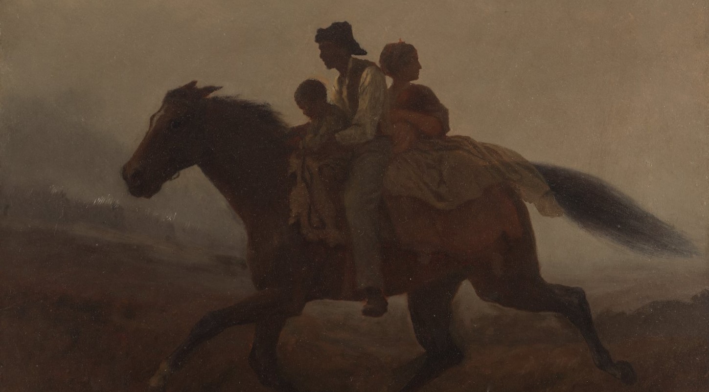 A Ride for Liberty - The Fugitive Slaves  (c. 1862)&nbsp;<span>(+)</span>