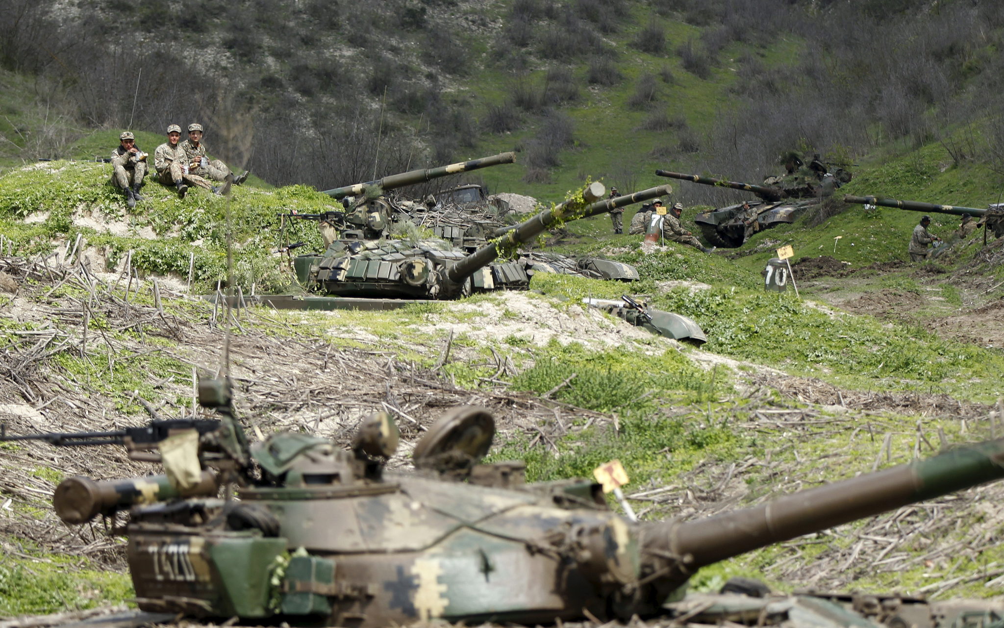 Aserbajdsjan bomber den armenske enklaven Nagorno Karabakh&nbsp;<span>(+)</span>