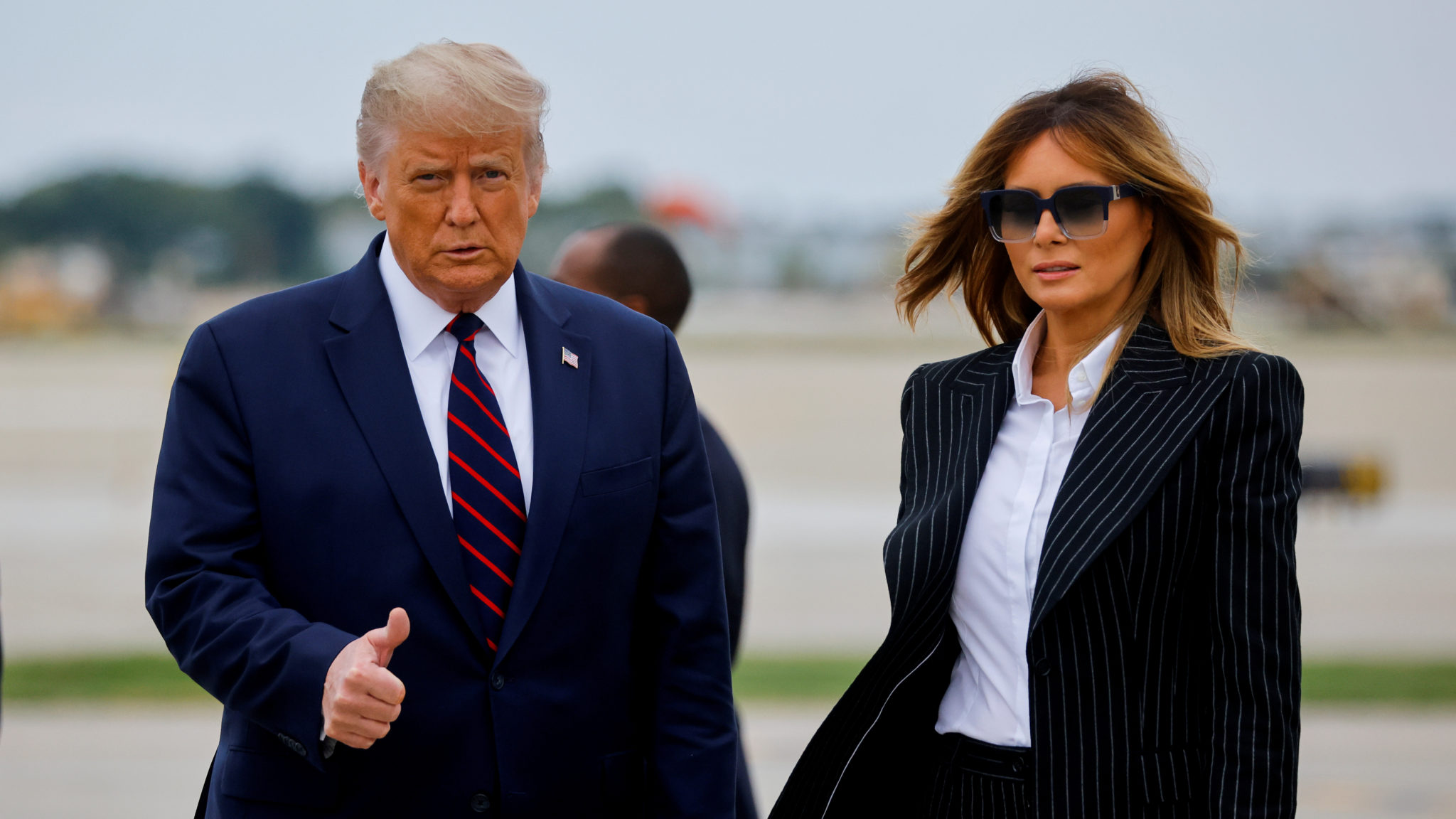 Donald Trump og hans kone Melania har testet positivt for korona&nbsp;<span>(+)</span>