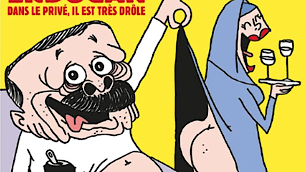Charlie Hebdo publiserer karikatur av Tyrkias president Erdogan på forsiden&nbsp;<span>(+)</span>
