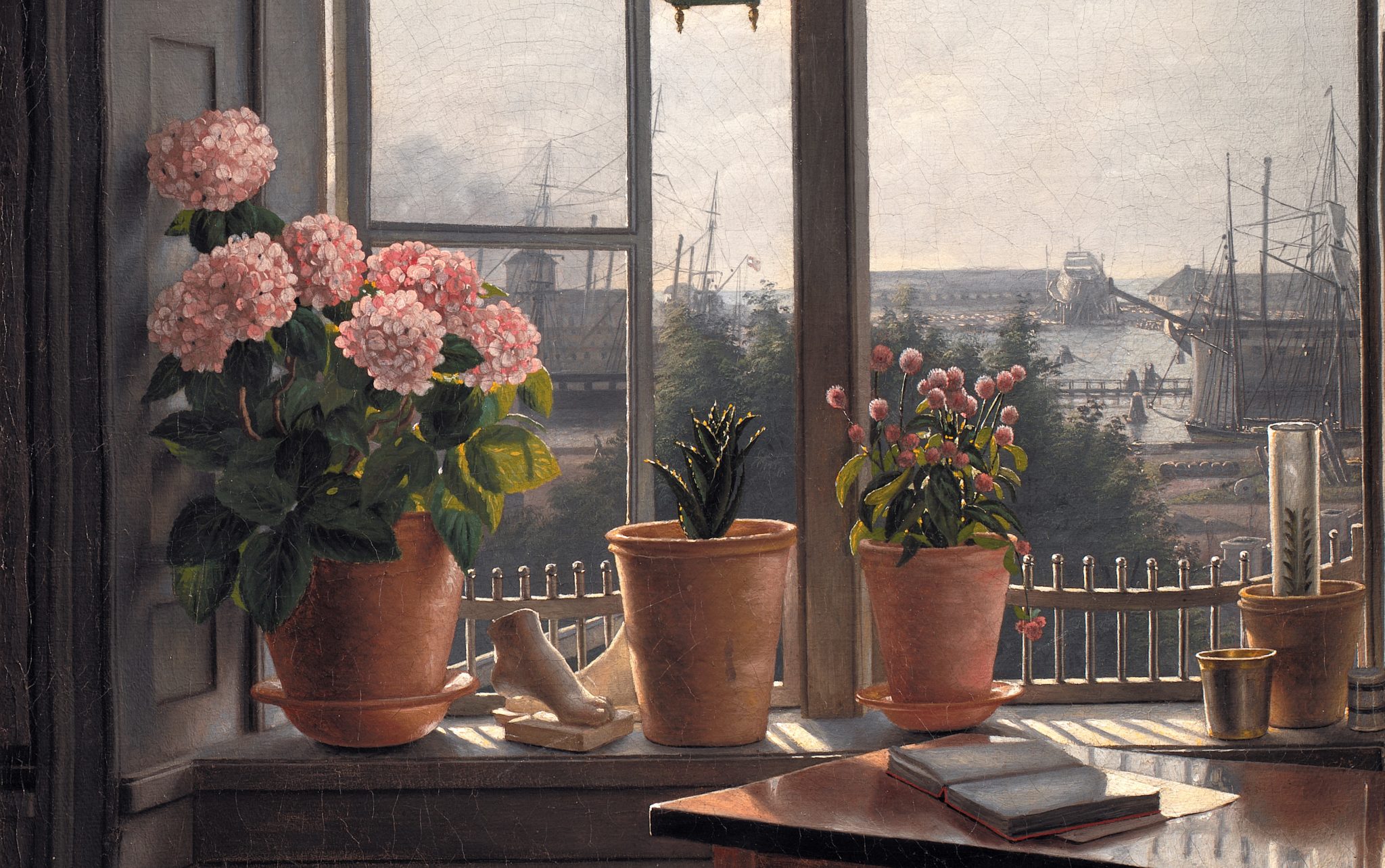 Udsigt fra kunstnerens vindue (c.1825)&nbsp;<span>(+)</span>