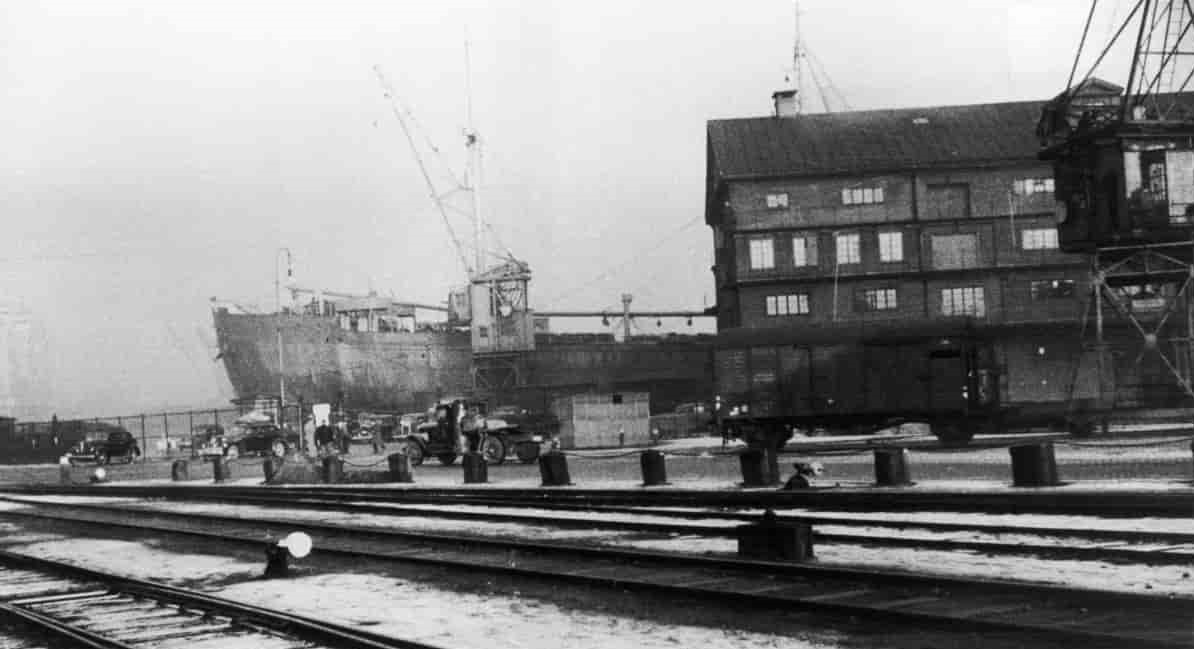 D/S Donau ved Utstikker 1 den 26. november 1942&nbsp;<span>(+)</span>