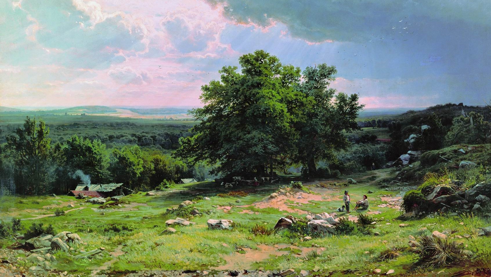 Landskap i nærheten av Düsseldorf (1865)&nbsp;<span>(+)</span>