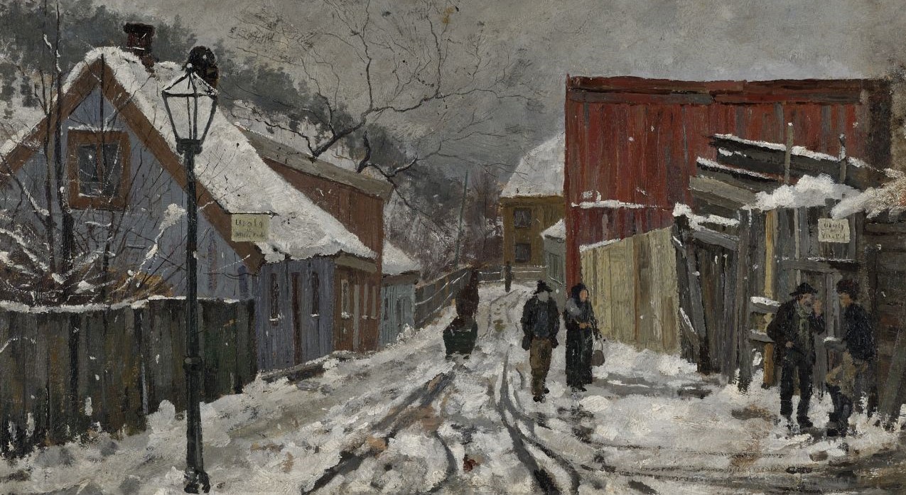 Fra Saxegårdsgaten (c.1882)&nbsp;<span>(+)</span>
