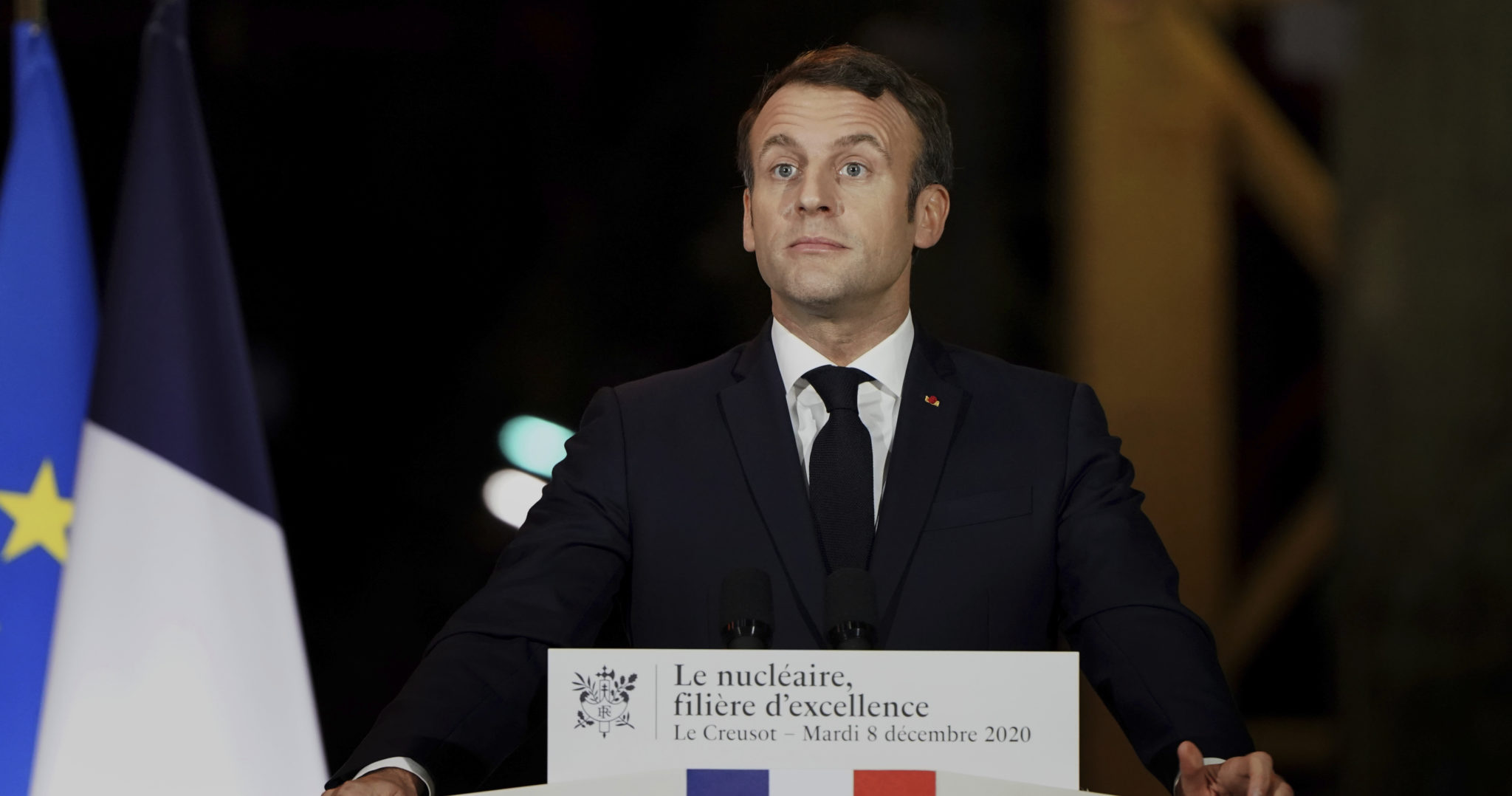 Macron: – Kjerne&shy;kraften vil forbli hoved&shy;energi&shy;kilde i Frankrike&nbsp;<span>(+)</span>