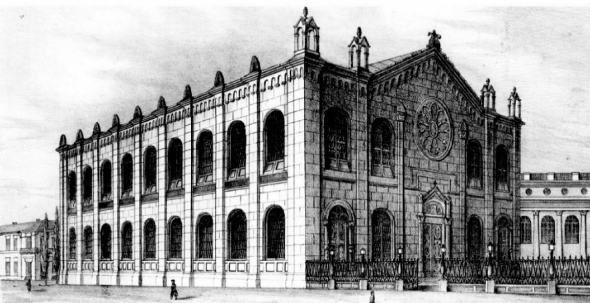 Den sentrale synagoge i Odessa (1860)&nbsp;<span>(+)</span>