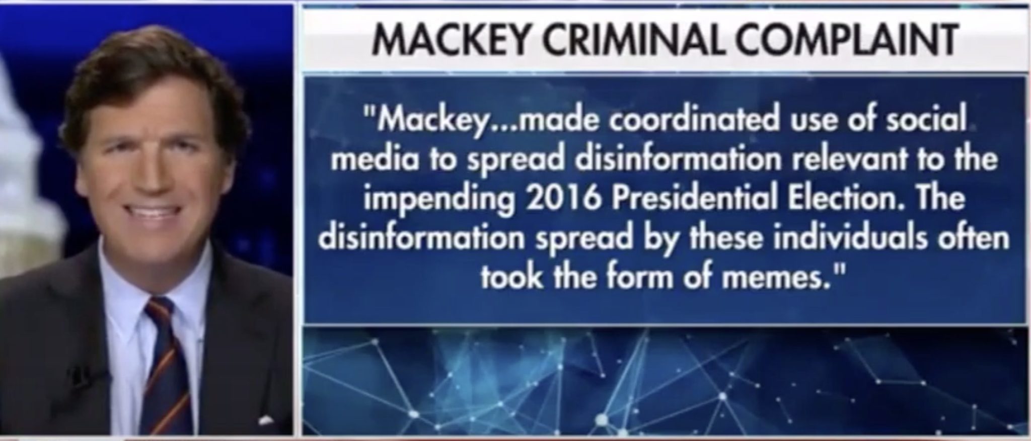 Tucker: FBI-agenter hentet journalist kl. 0700 om morgenen pga. memer om valget&nbsp;<span>(+)</span>