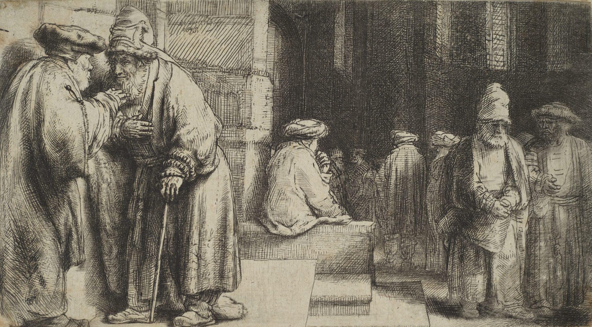 Jøder i en synagoge (1648)&nbsp;<span>(+)</span>