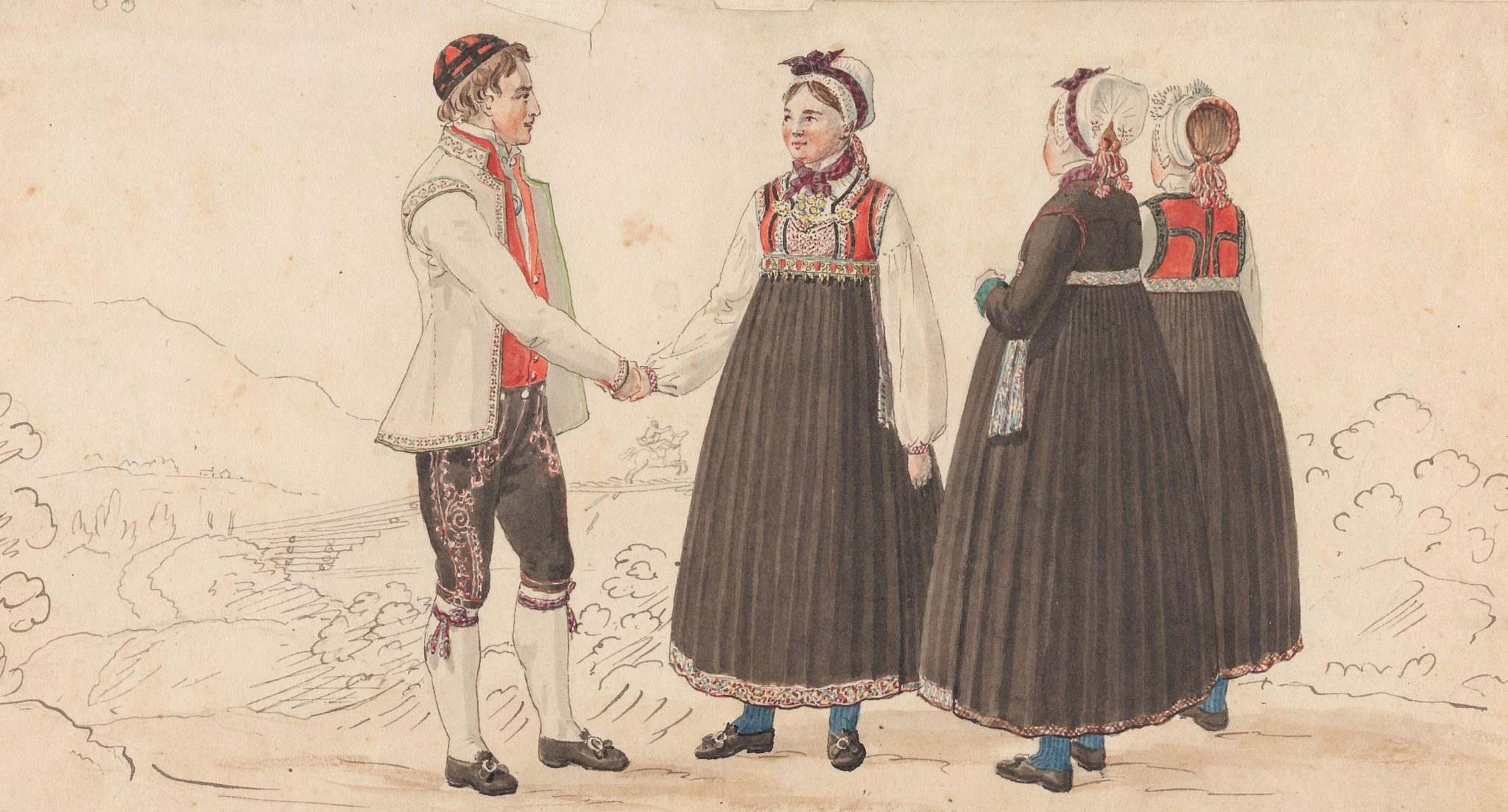 Dragt fra Aals Præstegjeld i Hallingdal (1819 eller 1822)&nbsp;<span>(+)</span>