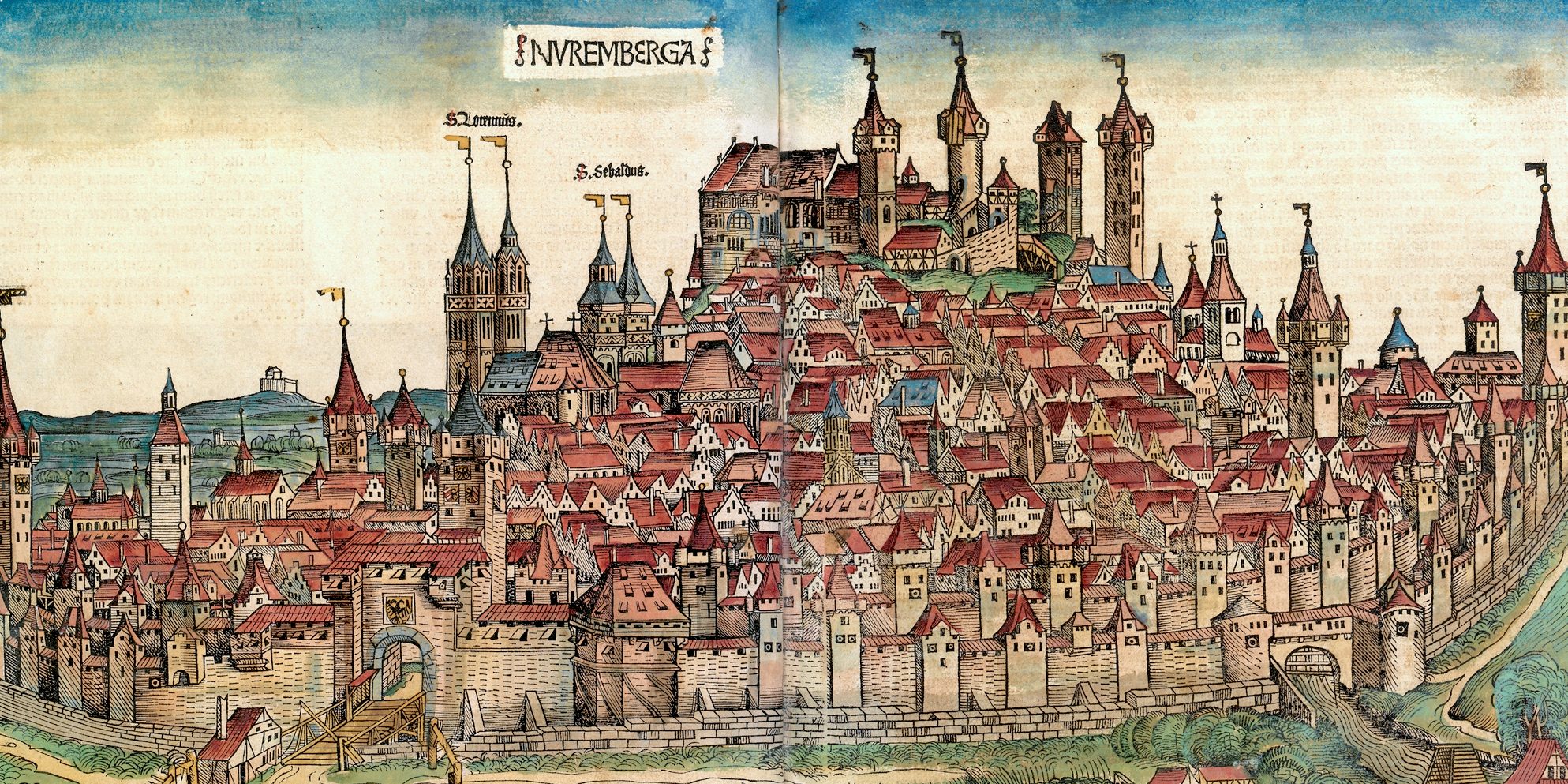 Prospekt av Nürnberg (utgitt 1493)&nbsp;<span>(+)</span>