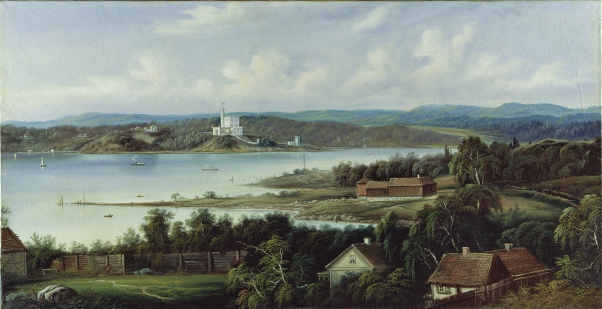 Frognerkilen sett fra Skillebekk (1855)&nbsp;<span>(+)</span>