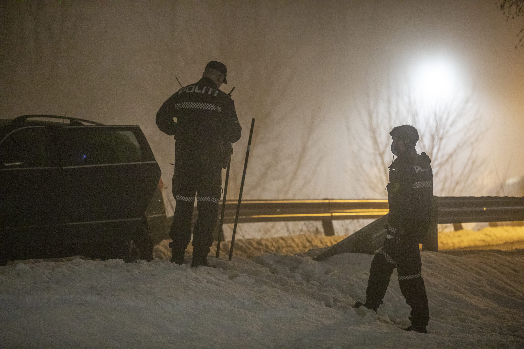 Knivran i Sandefjord i kveld. Fire arrestert&nbsp;<span>(+)</span>