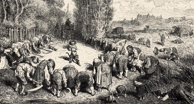 Illustrasjon til eventyret om "Katten med støvler" (1867)&nbsp;<span>(+)</span>