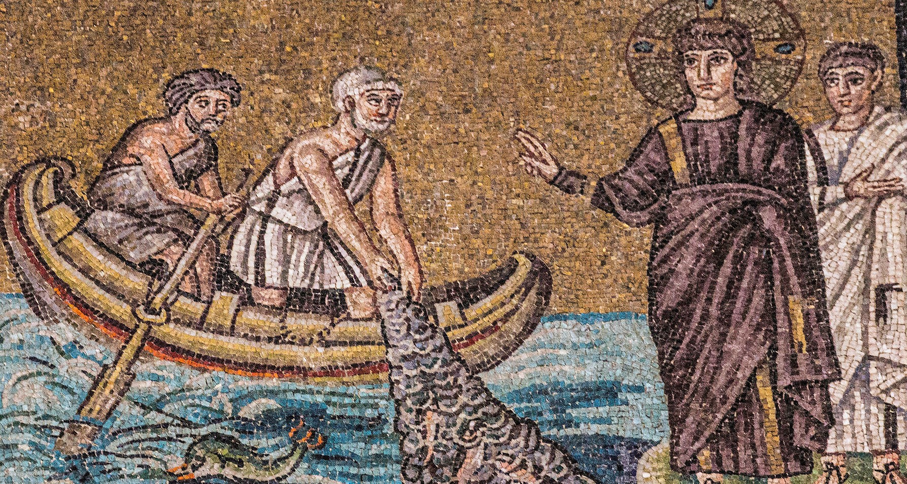 Mosaikk i Sant'Apollinare nuovo, Ravenna (tidlig 500-tall?)&nbsp;<span>(+)</span>