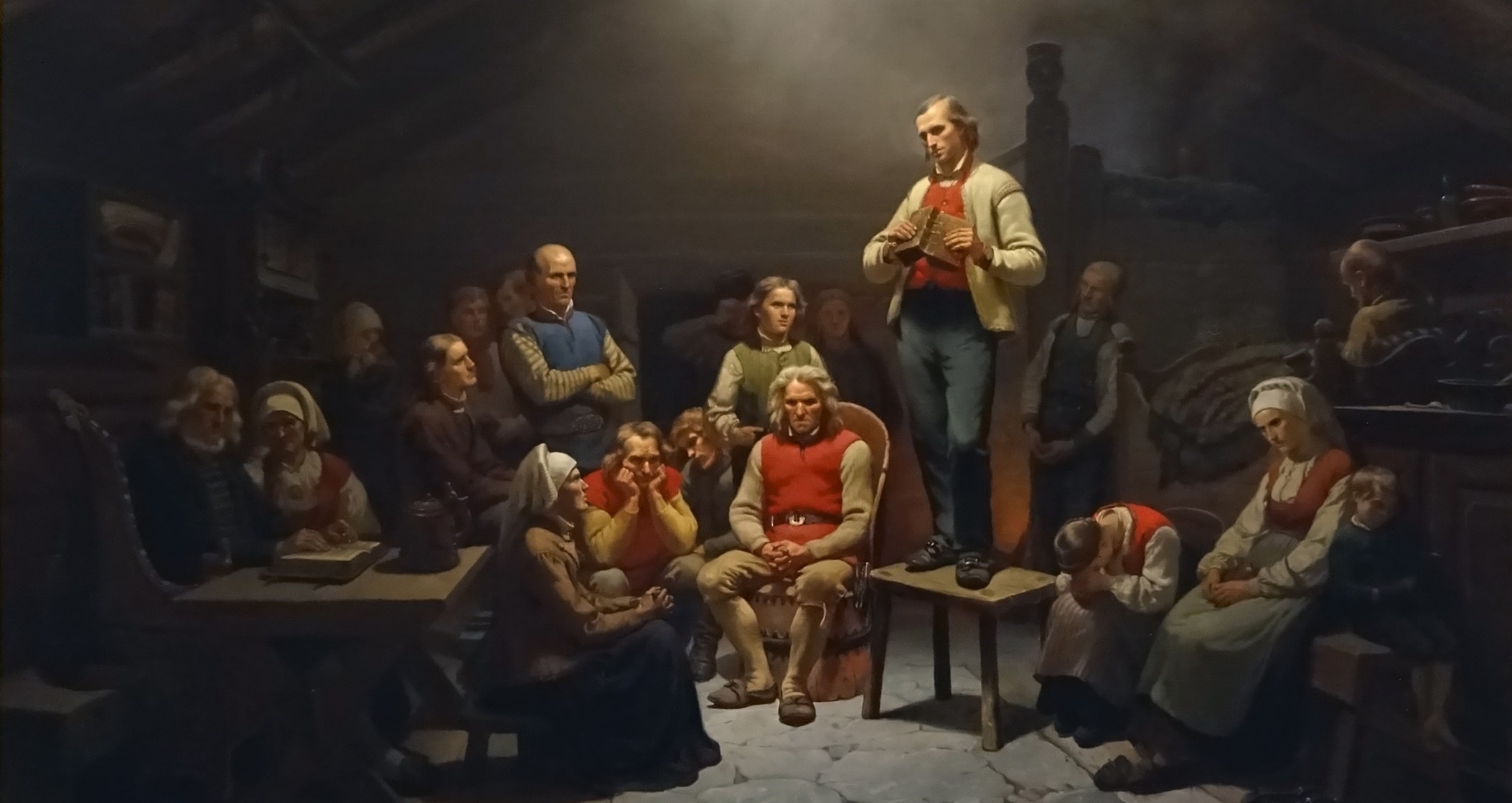 Die Andacht der Haugianer (1848)&nbsp;<span>(+)</span>