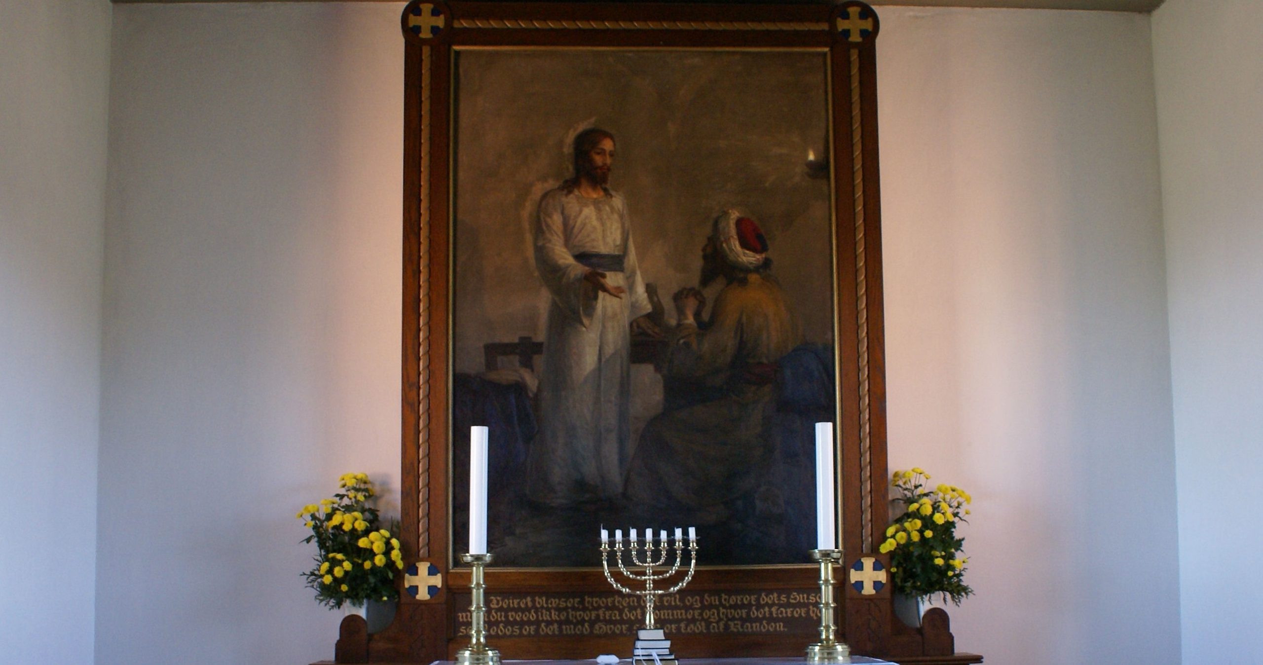 Altertavlen i Agersted Kirke, Aalborg Stift (c. 1890)&nbsp;<span>(+)</span>
