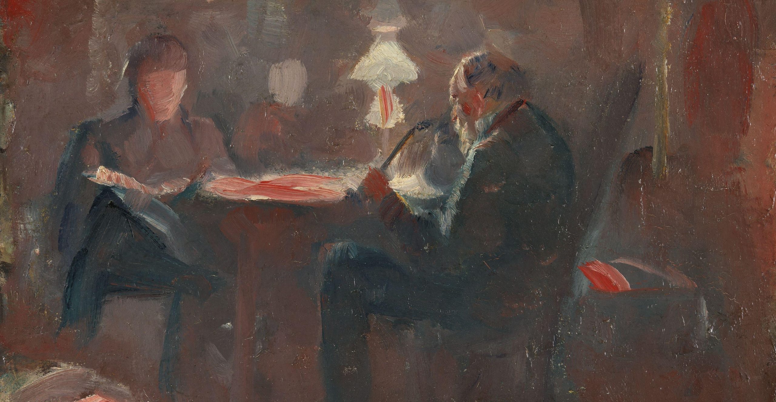 Ved parafinlampen (1883)&nbsp;<span>(+)</span>