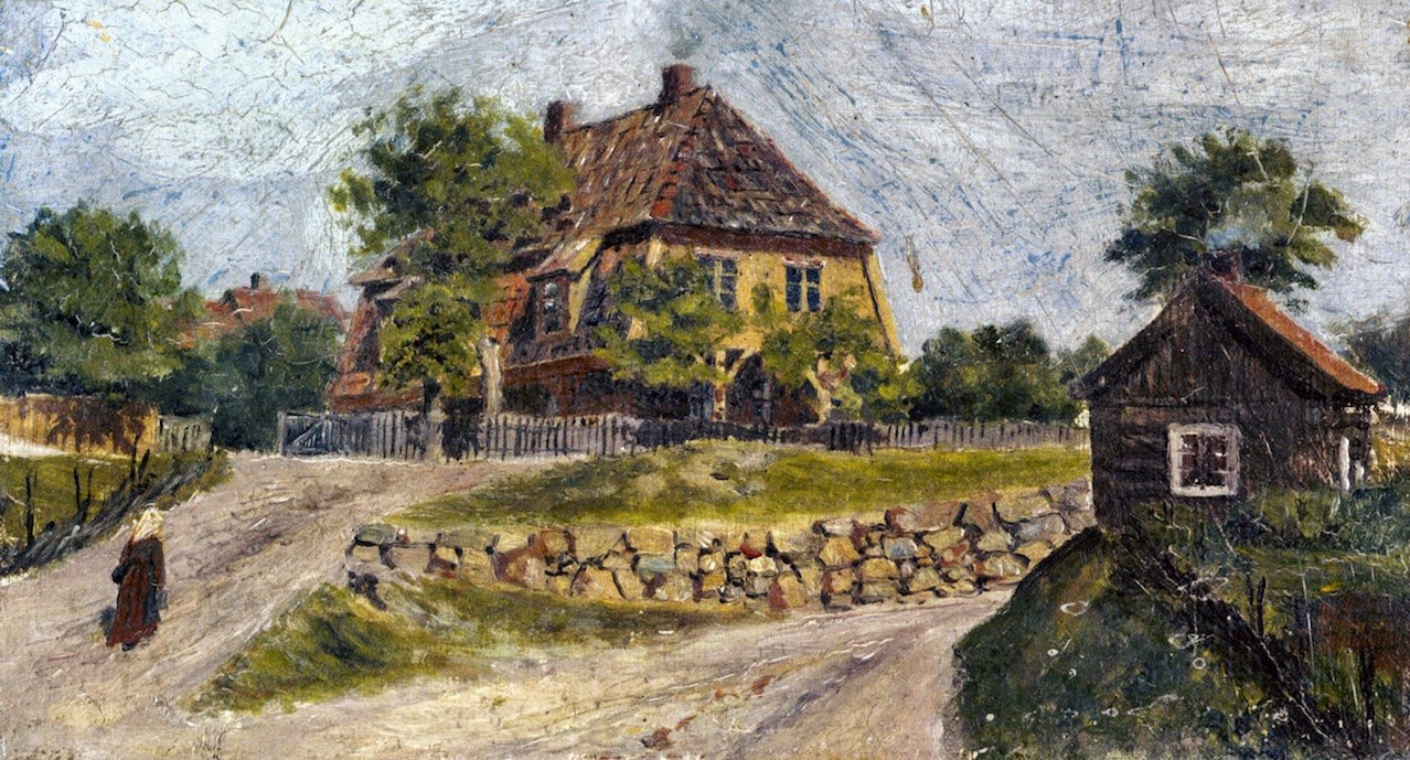 Fra Øvre Foss, Kristiania (1880)&nbsp;<span>(+)</span>