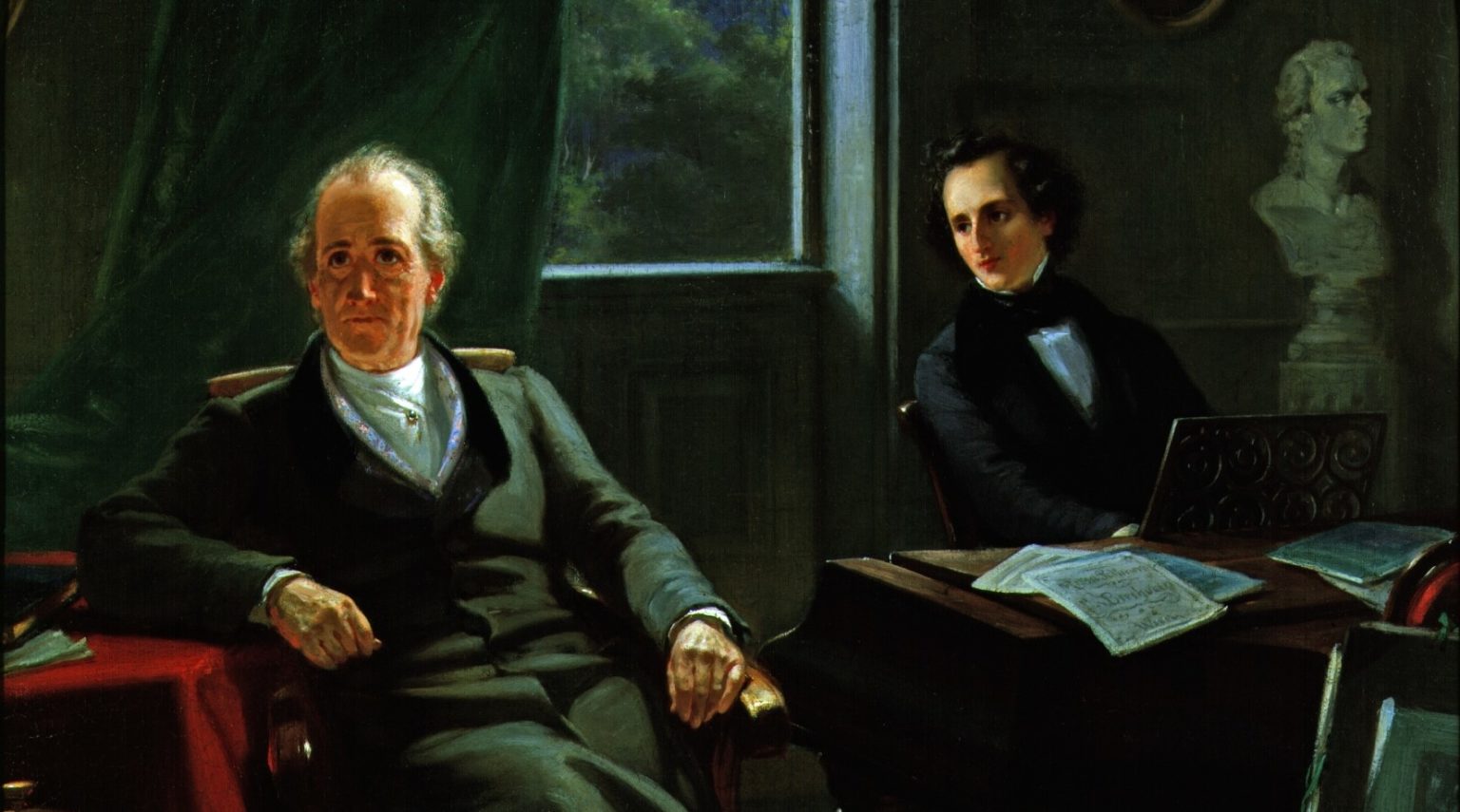 Felix Mendelssohn-Bartholdy spiller for Goethe (1830)&nbsp;<span>(+)</span>