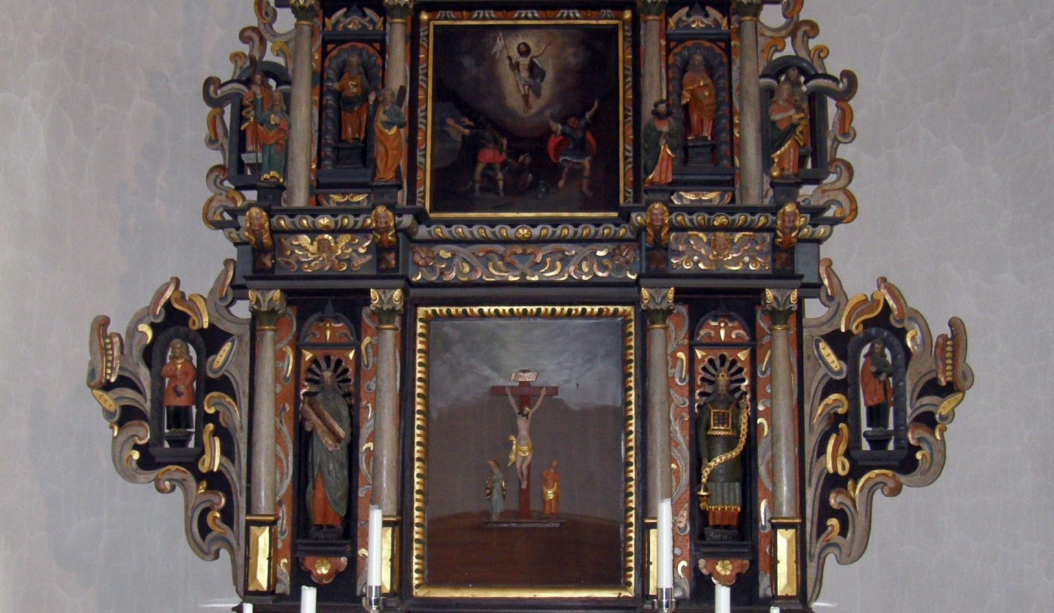 Altertavlen i Norderhov kirke (1682)&nbsp;<span>(+)</span>