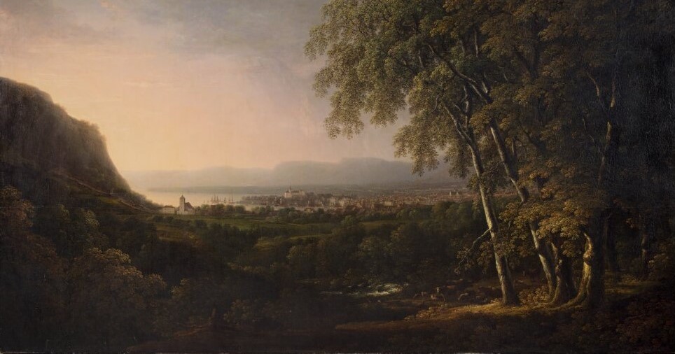 Christiania sett fra Galgeberg (ikke tidligere enn 1827)&nbsp;<span>(+)</span>