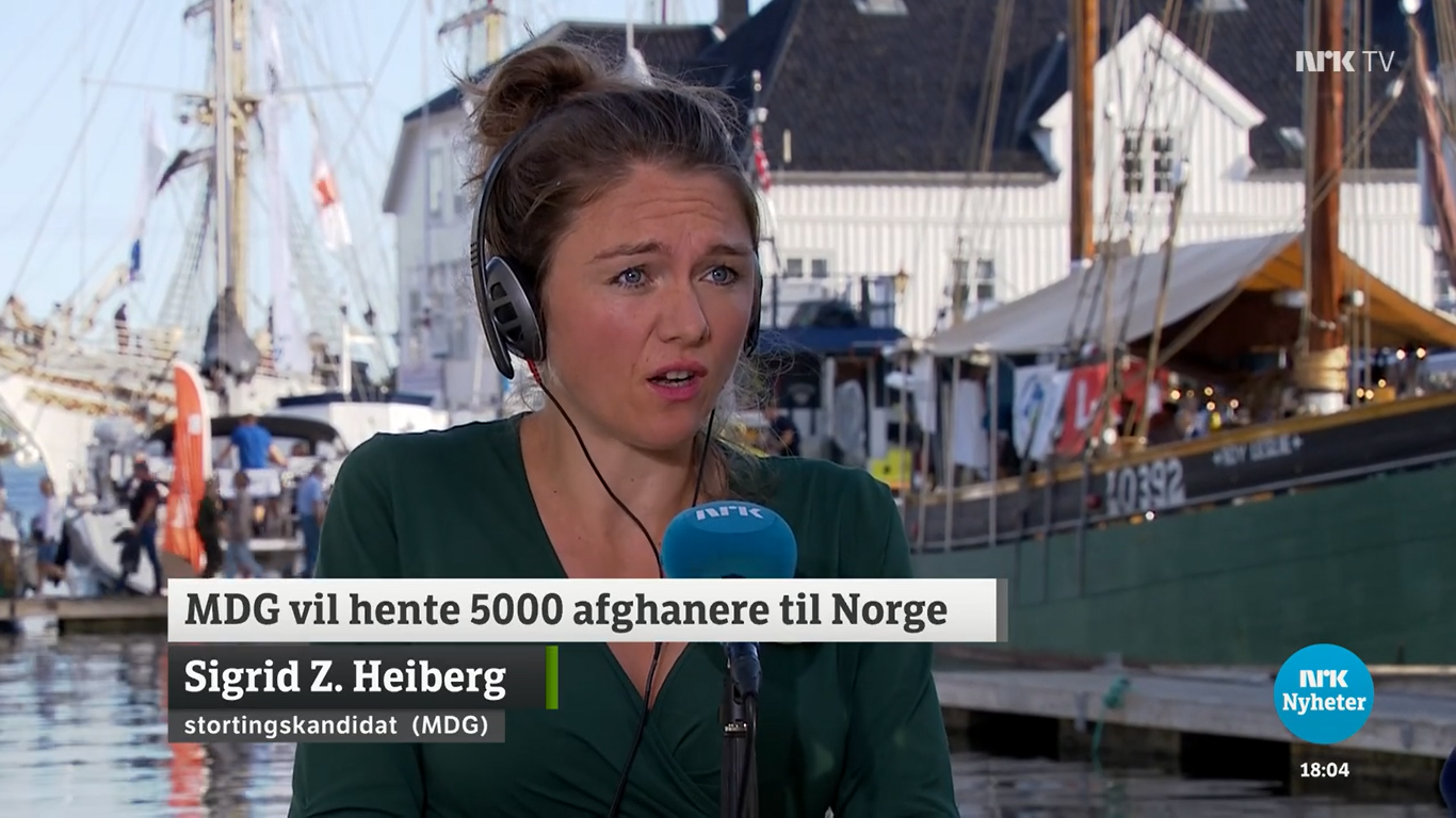 MDG leker utenrikspolitikk: Vil hente 5000 afghanere til Norge&nbsp;<span>(+)</span>