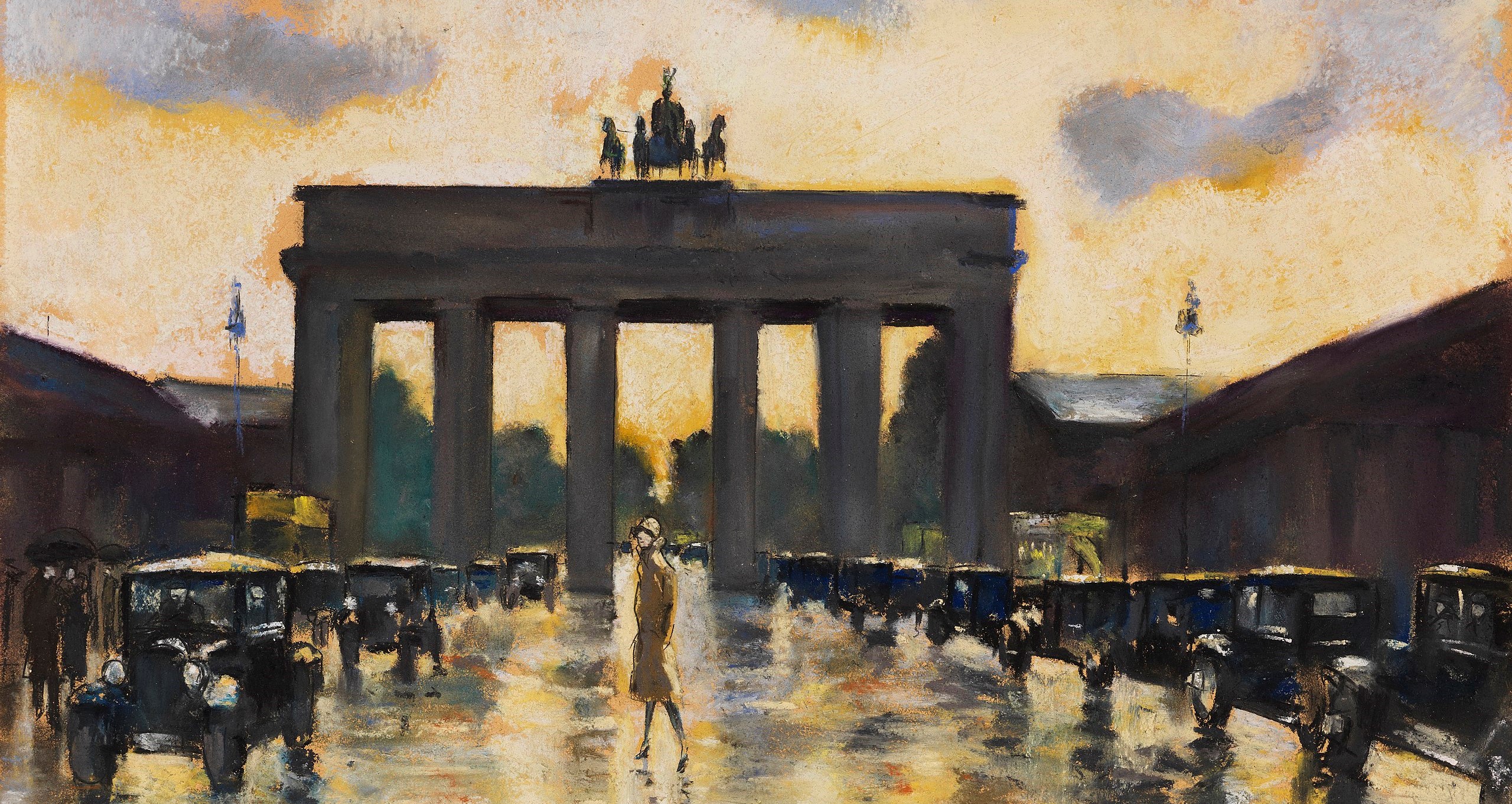 Brandenburger Tor sett fra Pariser Platz (1928)&nbsp;<span>(+)</span>