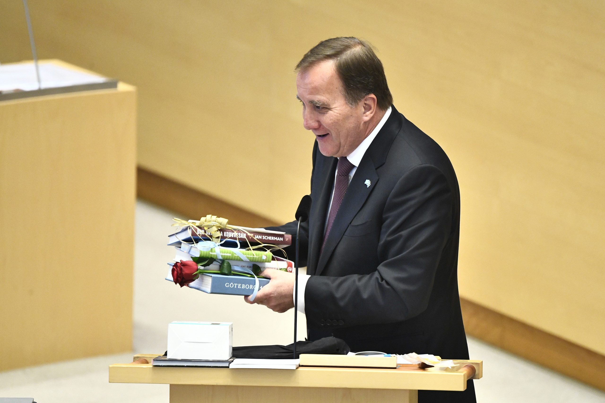 Åkessons avskjedshilsen til Löfven: Morsomt at du kom, enda morsommere at du går&nbsp;<span>(+)</span>