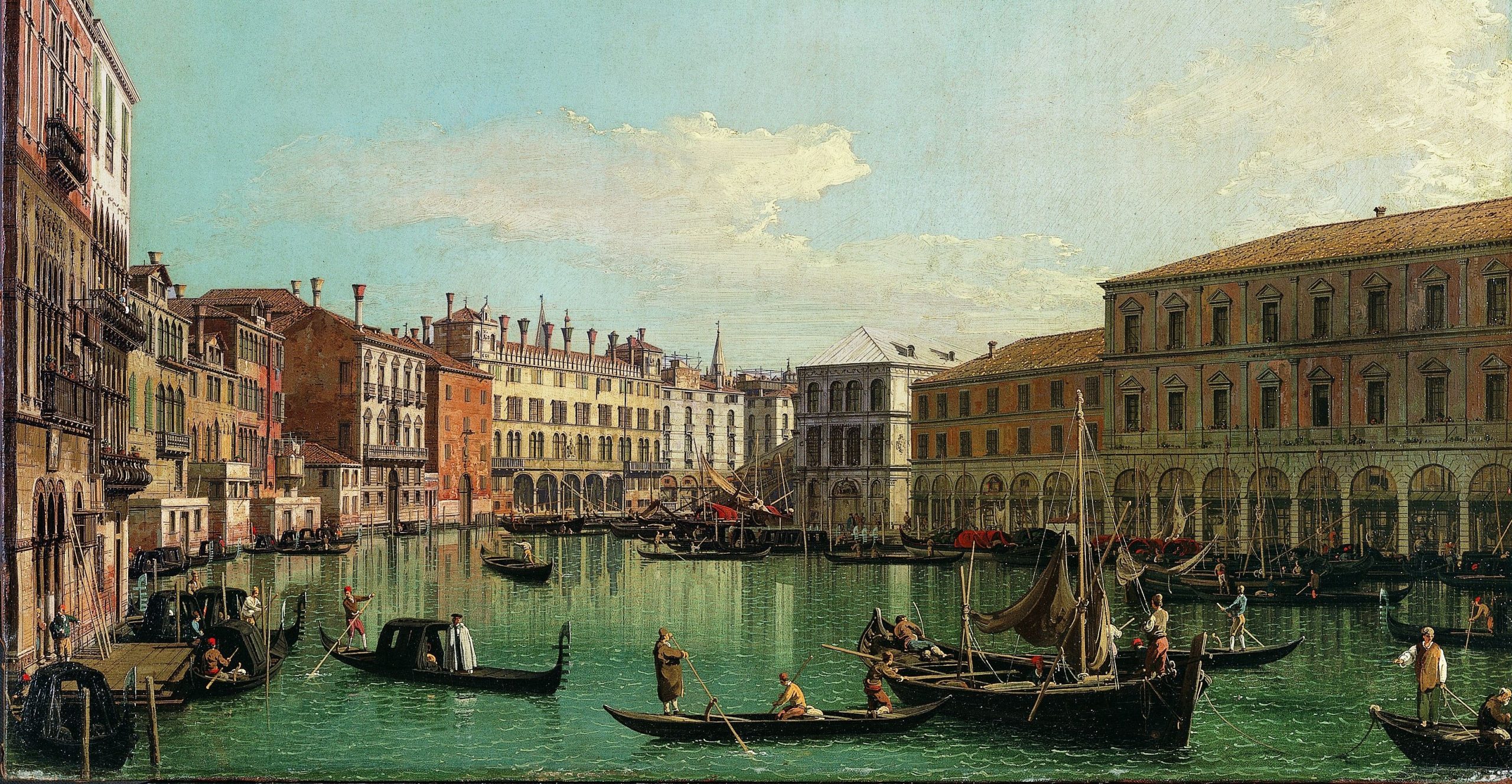 Canal grande i Venezia, sett mot sør (1730-tallet)&nbsp;<span>(+)</span>