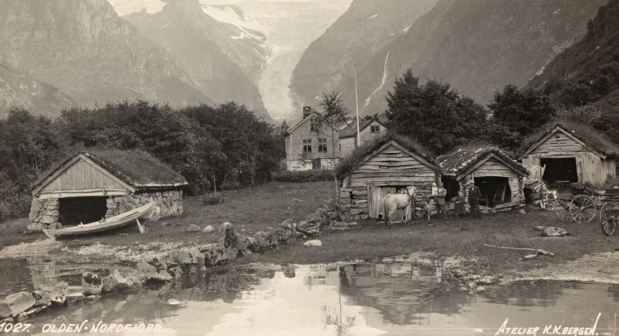 Motiv fra Olden i Nordfjord (1920-25)&nbsp;<span>(+)</span>
