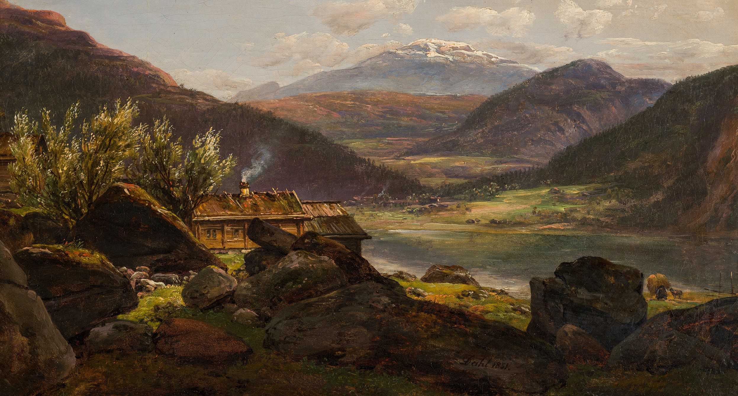 Gård ved Feigum i Lusterfjorden (1851)&nbsp;<span>(+)</span>