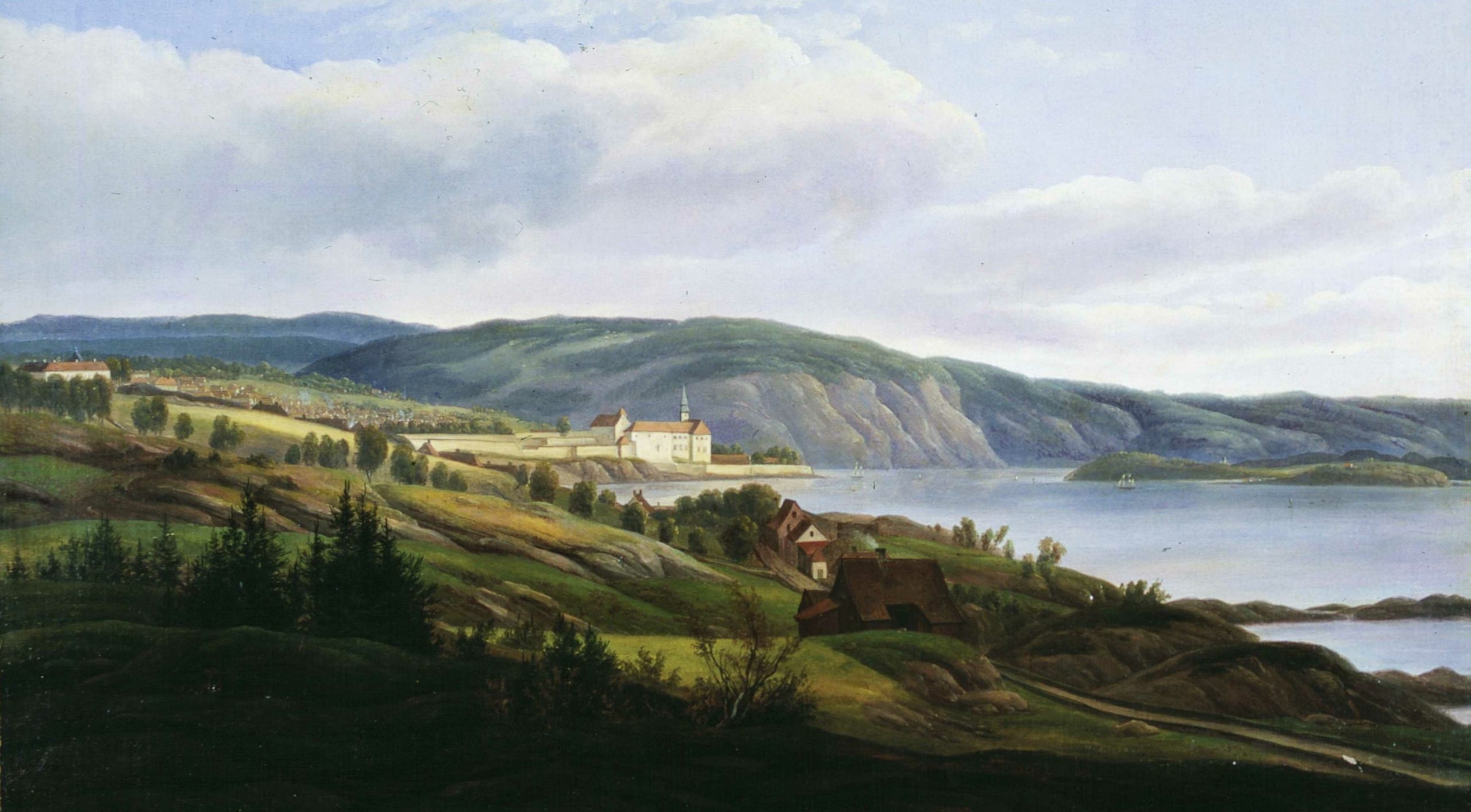 Christiania sett fra vest (1839)&nbsp;<span>(+)</span>