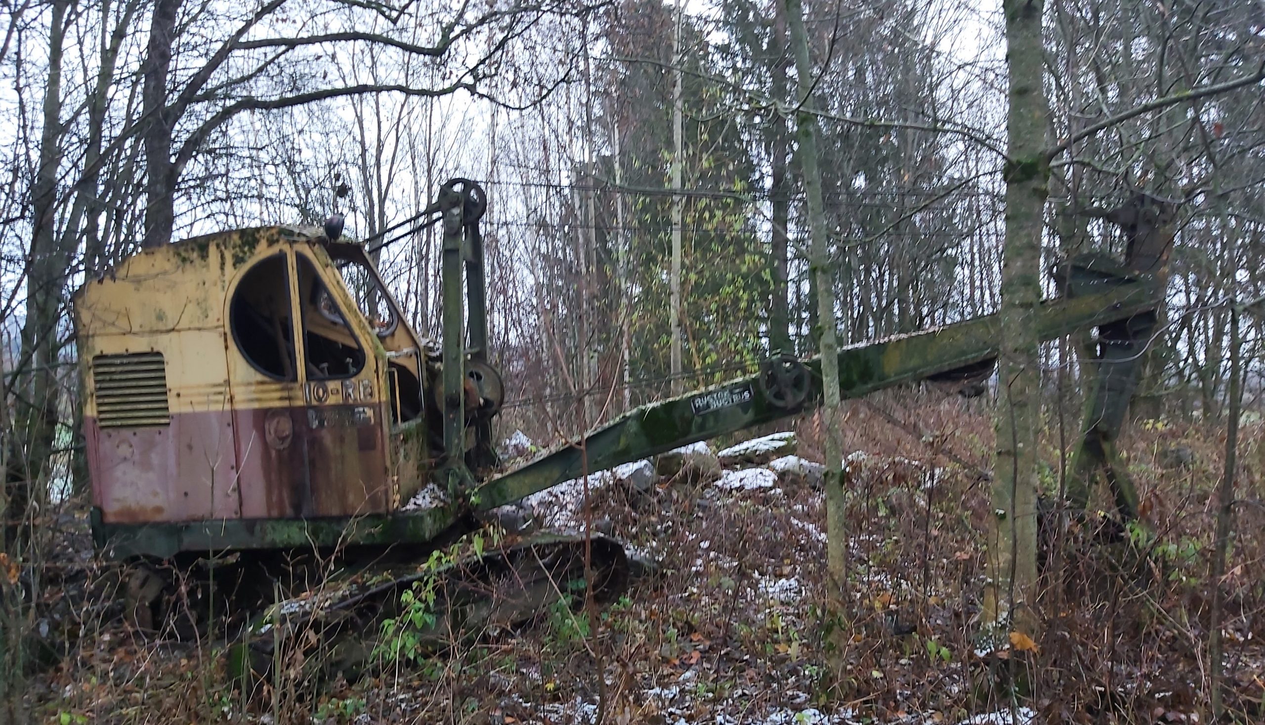 Gammel gravemaskin - Ruston-Bucyrus.&nbsp;<span>(+)</span>