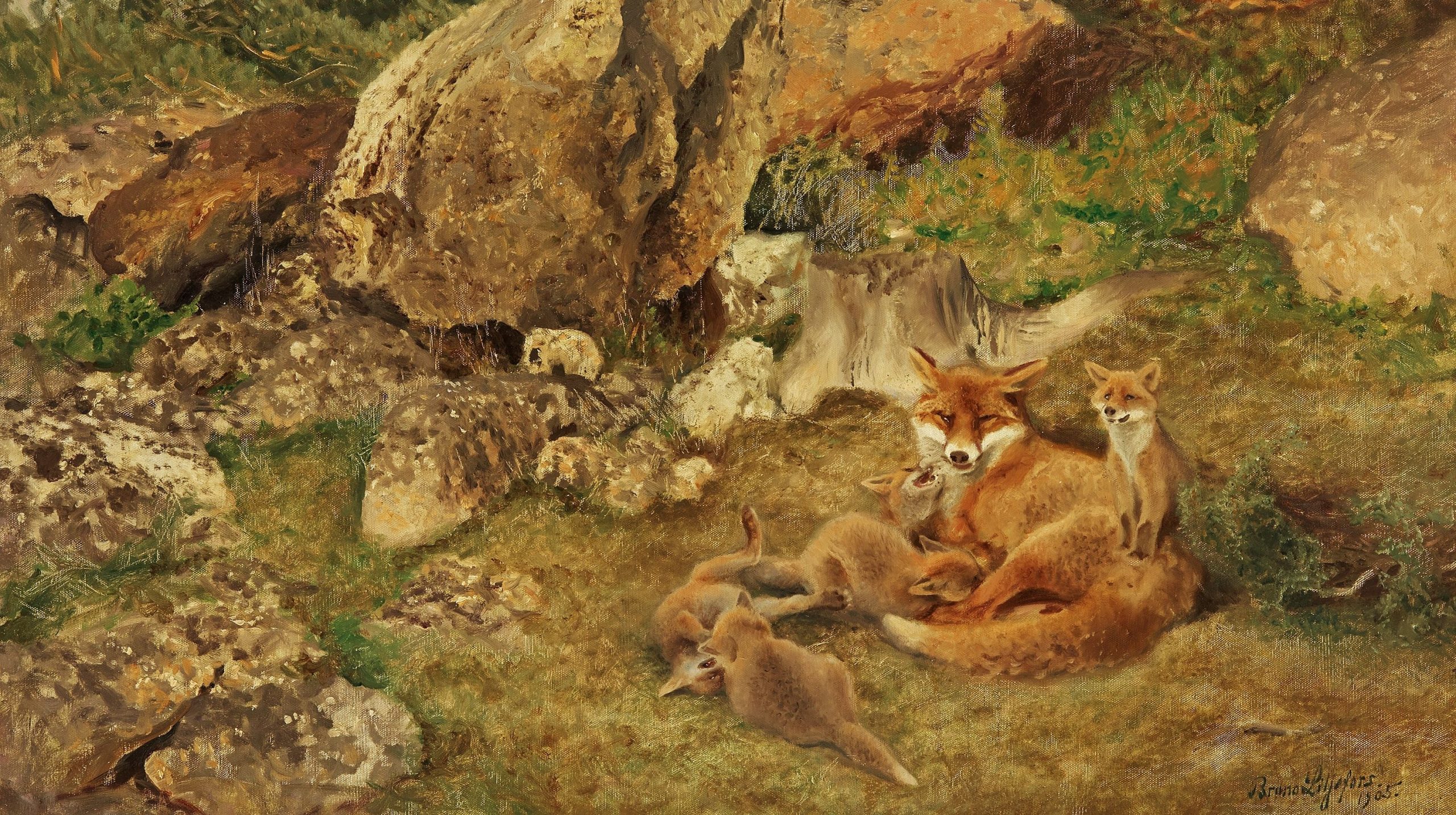 Lekande rävungar (1905)&nbsp;<span>(+)</span>
