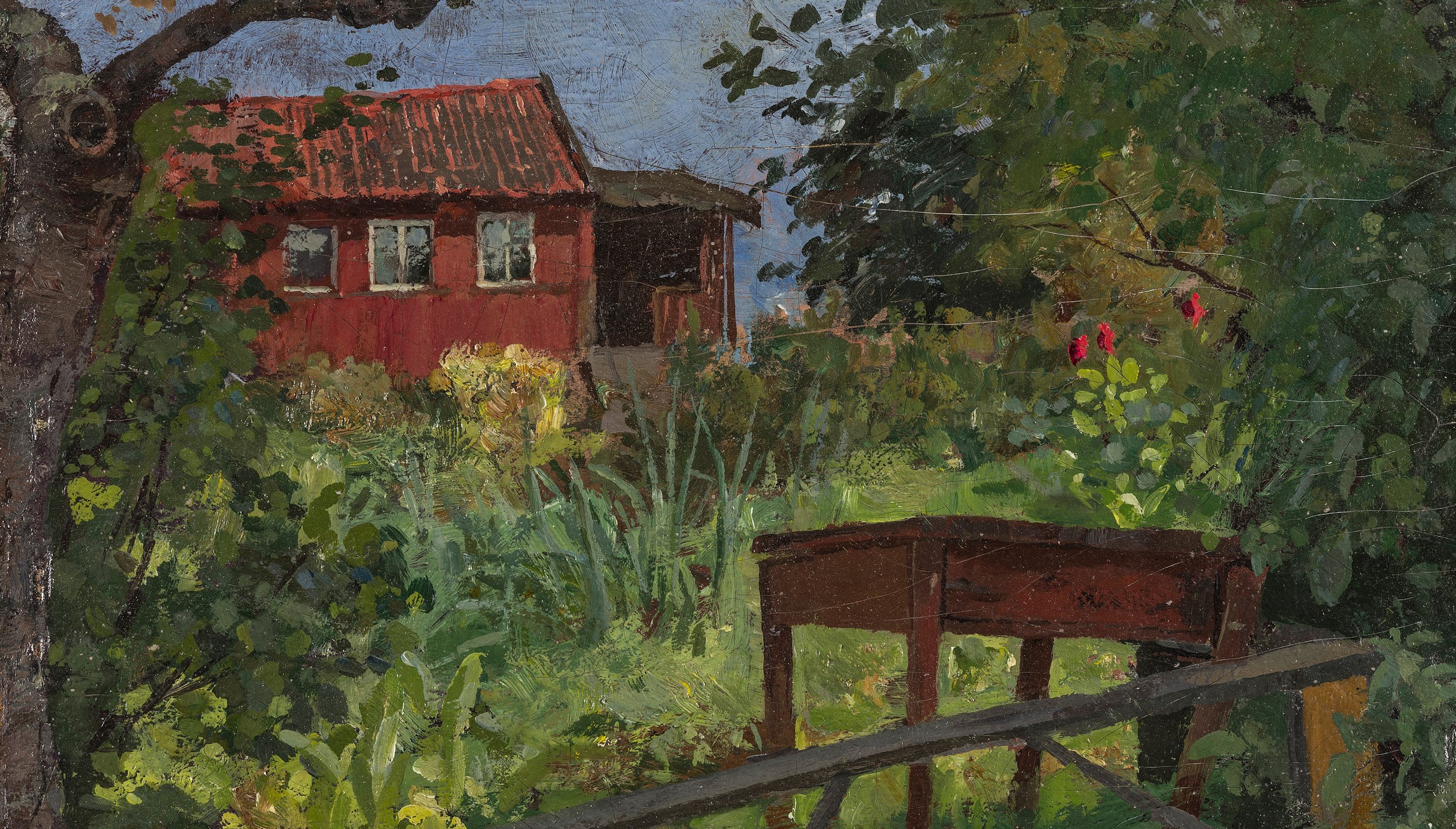 Hage med rødt hus (1882)&nbsp;<span>(+)</span>