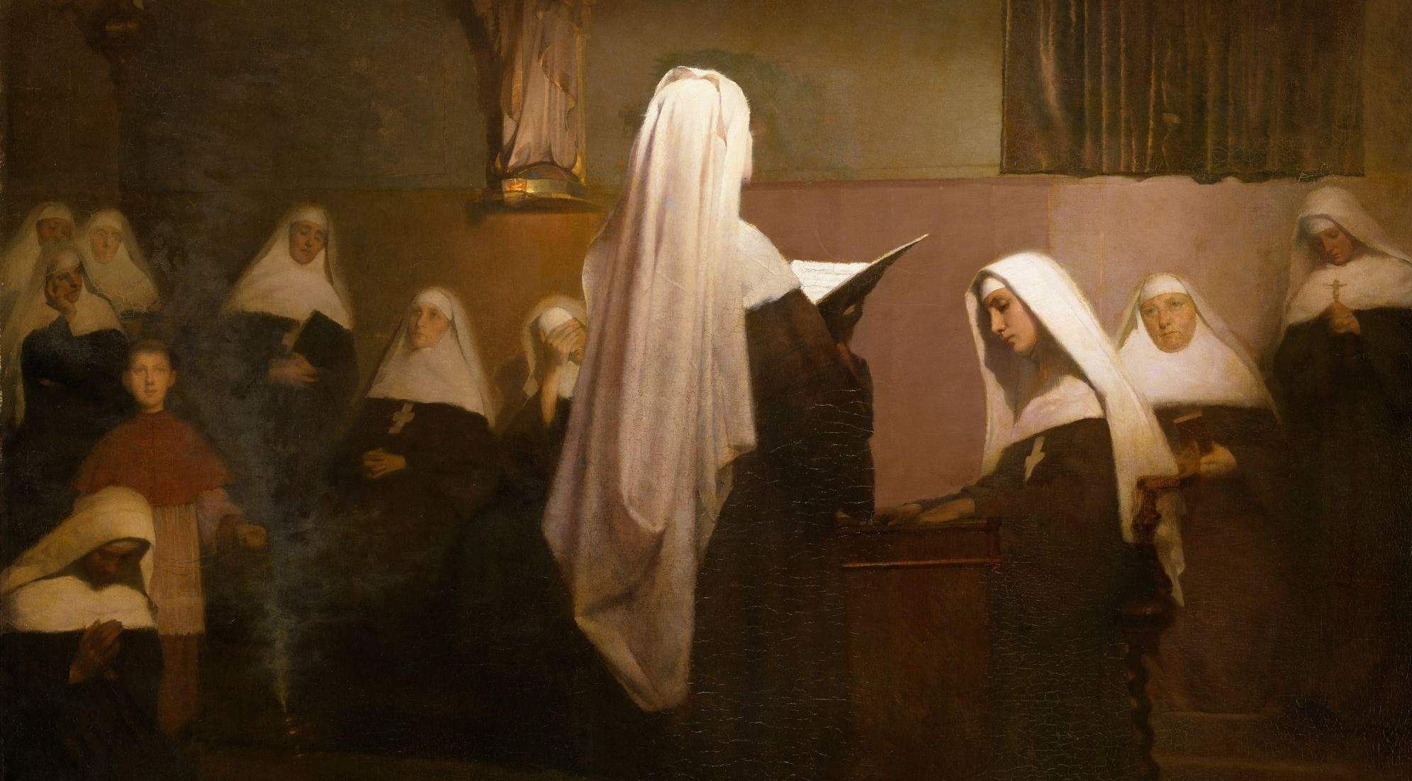Julenattsmesse i et fransk kloster (1889)&nbsp;<span>(+)</span>