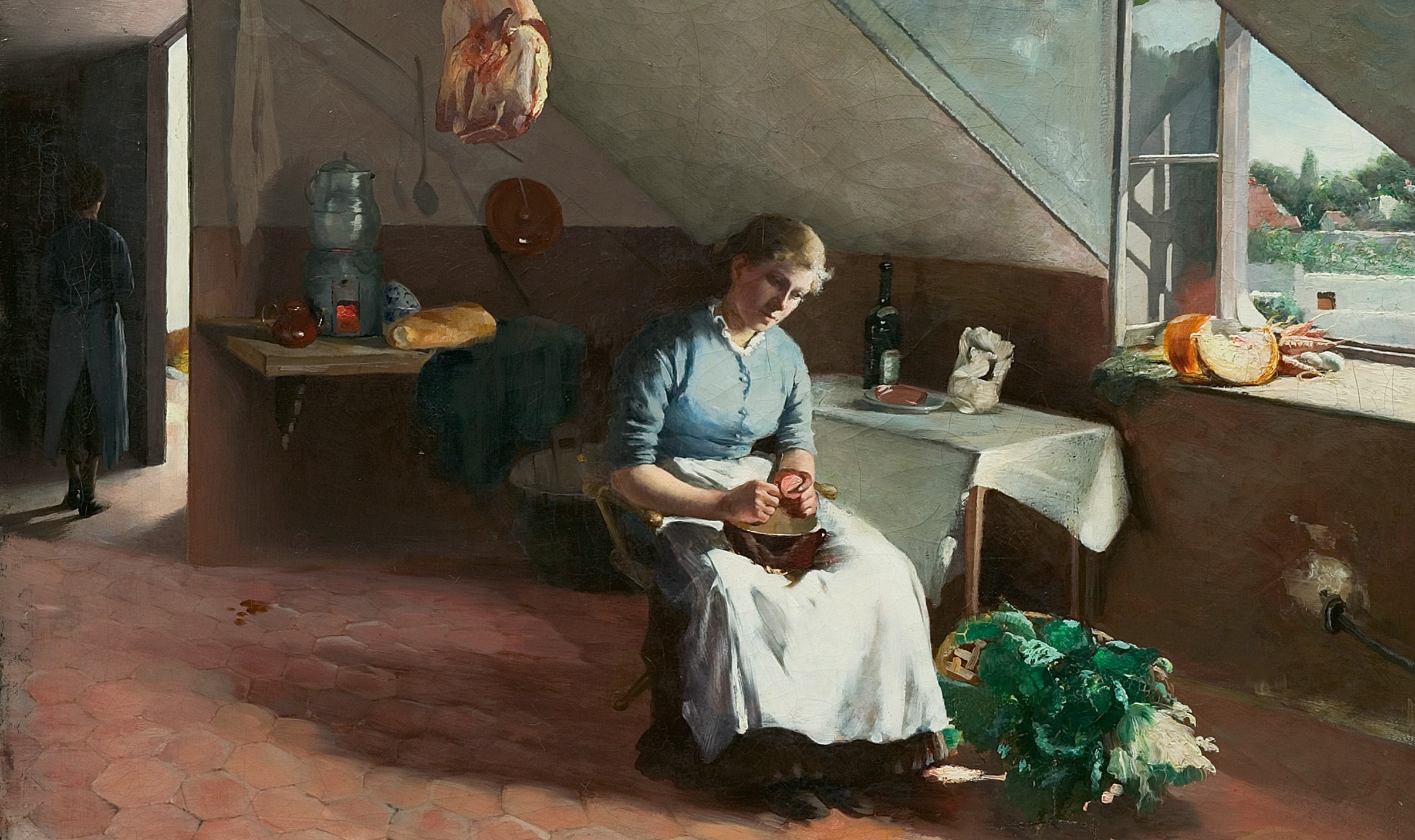 Fransk kjøkkeninteriør (1881)&nbsp;<span>(+)</span>